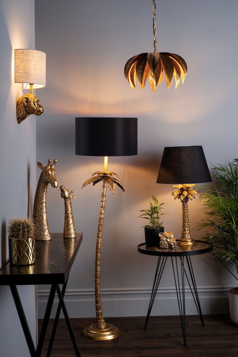 CARA 1LT PENDANT ANTIQUE GOLD