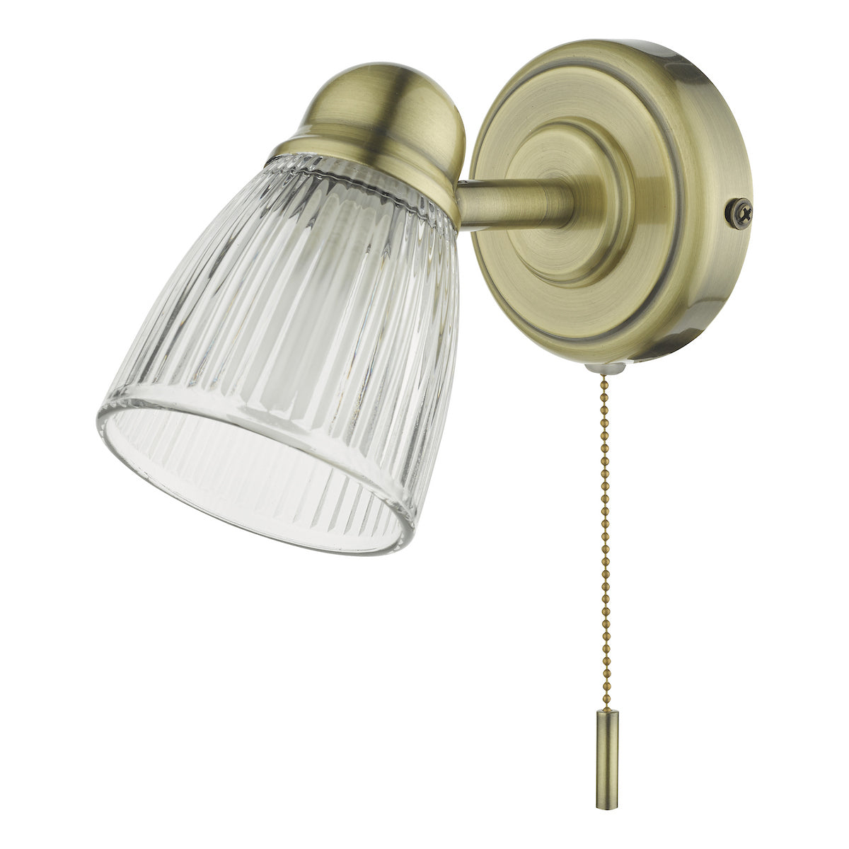 CEDRIC SWB ANT BRASS GLASS IP44