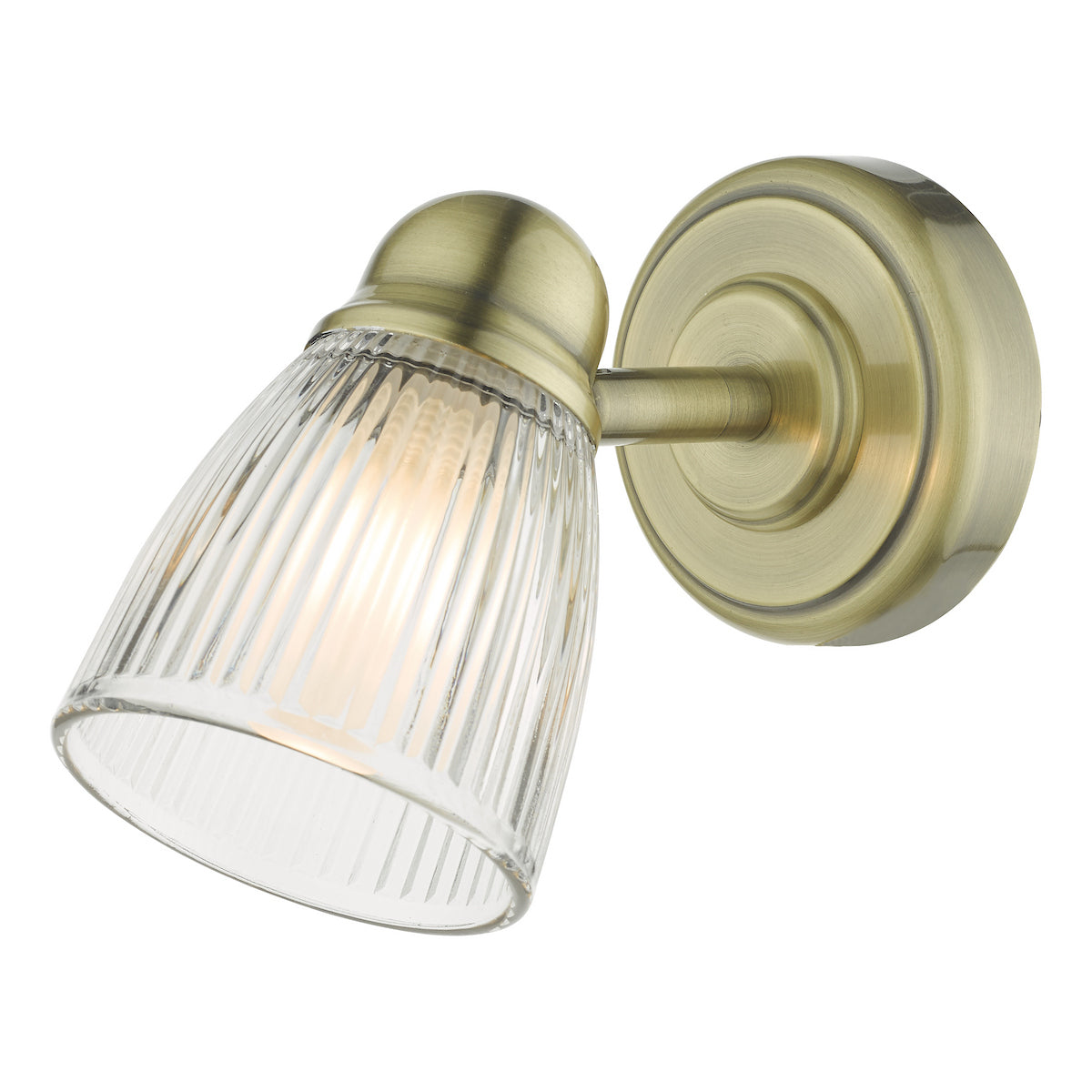CEDRIC SWB ANT BRASS GLASS IP44