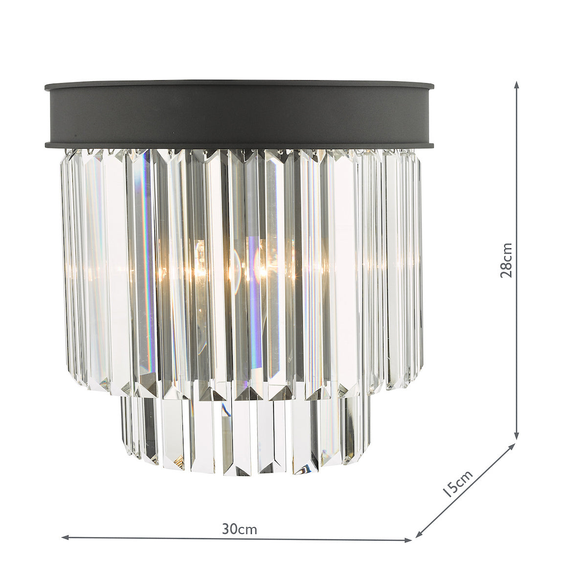 CELEUS 2LT W/LT BLACK AND CLEAR