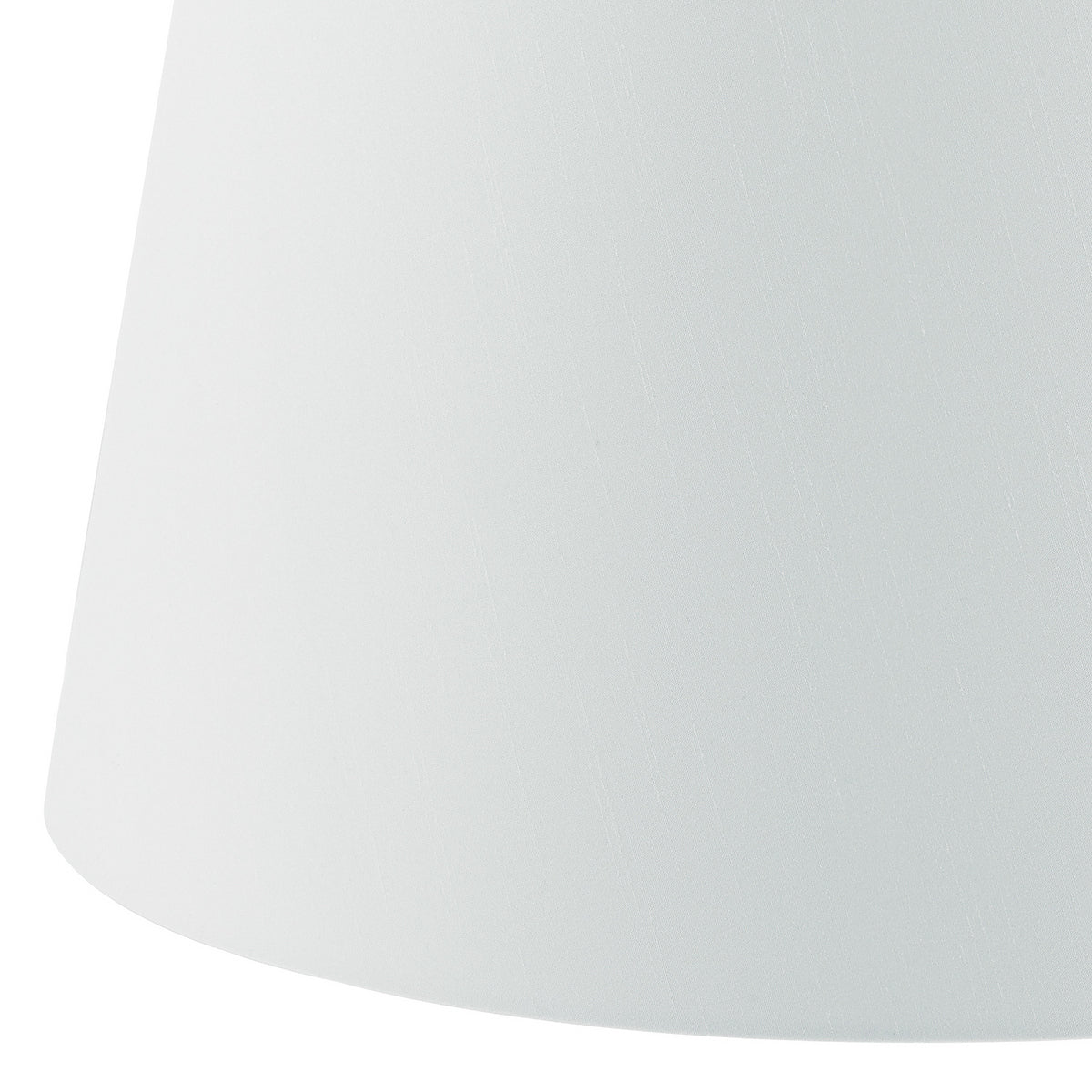 CEZANNE FAUX SILK DRUM SHADE 35CM WHITE