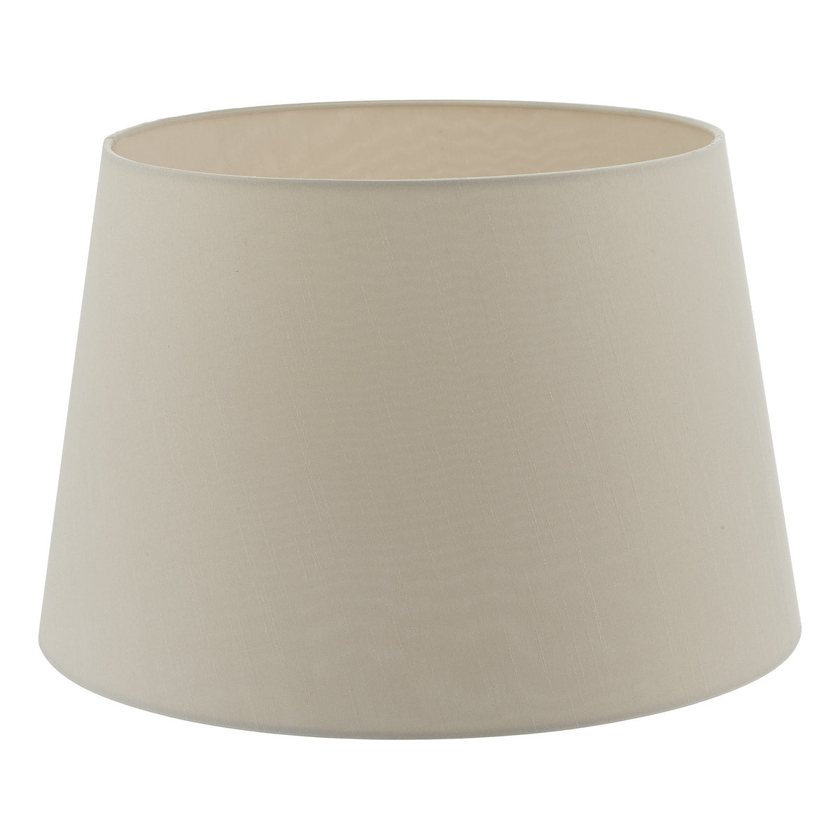 CEZANNE FAUX SILK DRUM SHADE 45CM ECRU
