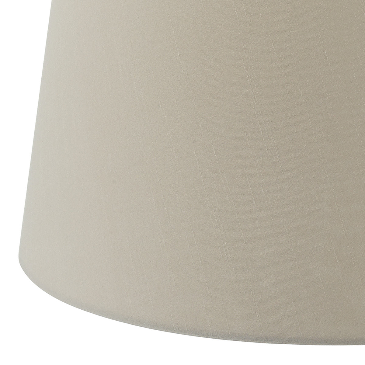 CEZANNE FAUX SILK DRUM SHADE 45CM ECRU