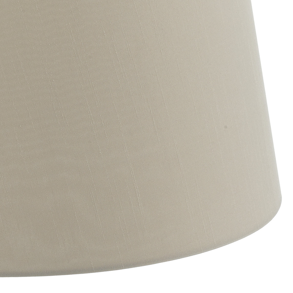 CEZANNE FAUX SILK DRUM SHADE 45CM ECRU