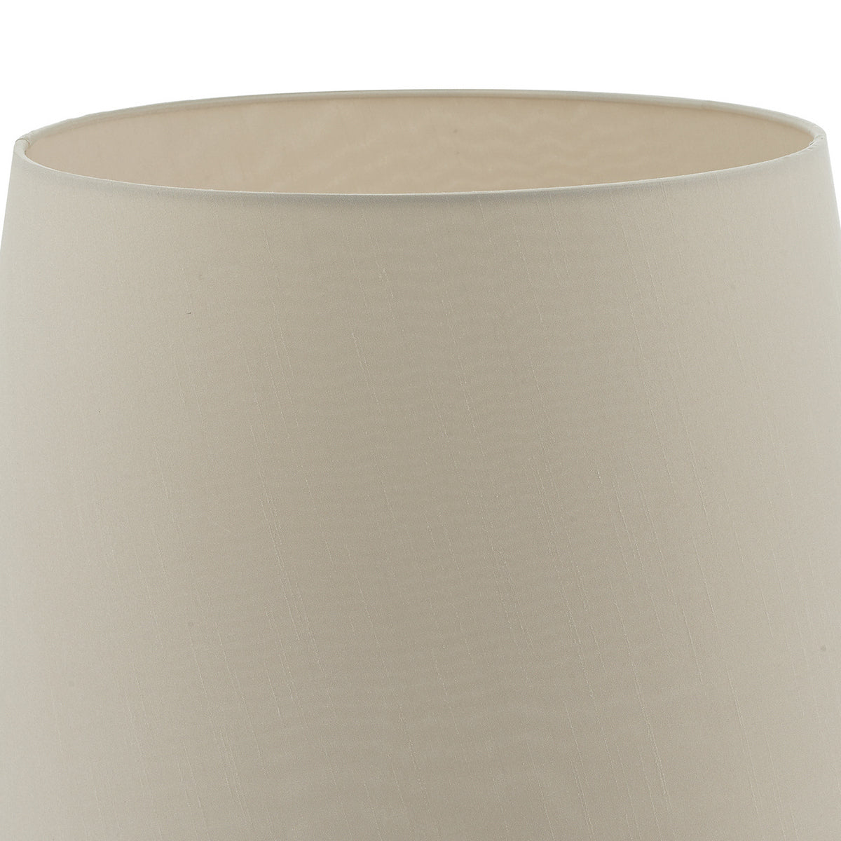CEZANNE FAUX SILK DRUM SHADE 45CM ECRU