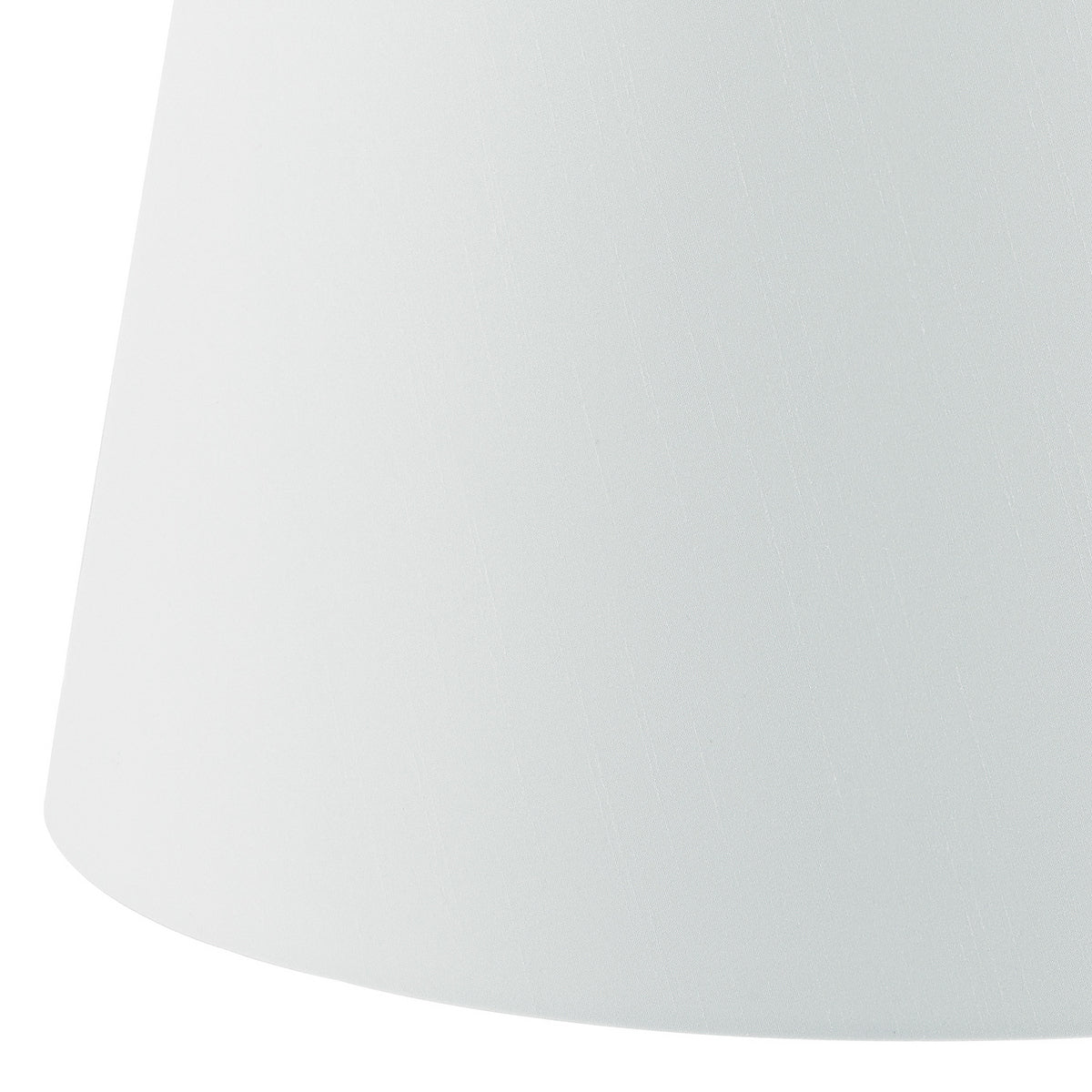 CEZANNE FAUX SILK DRUM SHADE 45CM WHITE