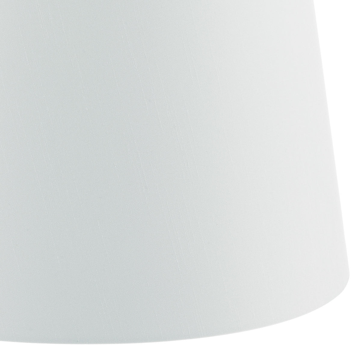 CEZANNE FAUX SILK DRUM SHADE 45CM WHITE