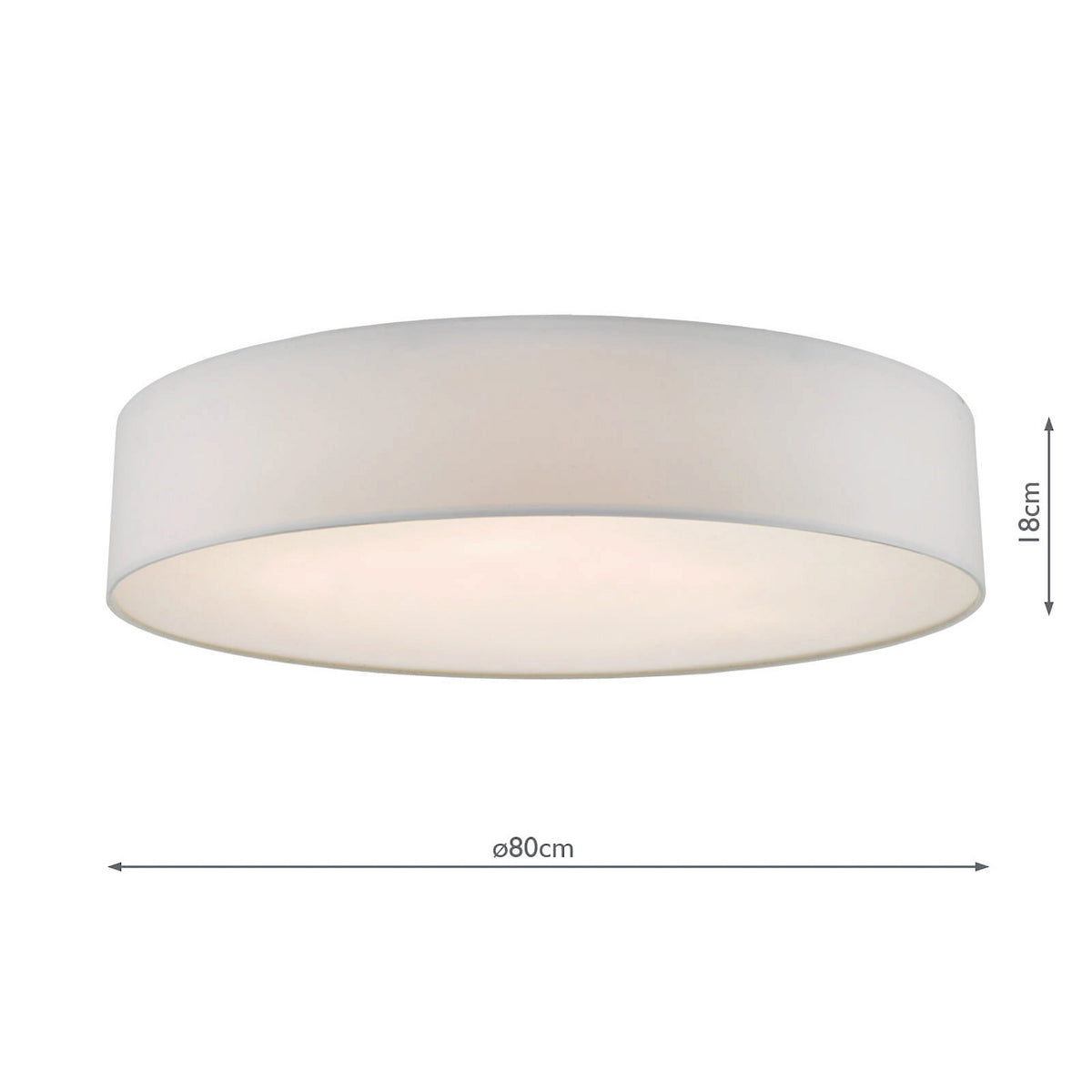 CIERRO 6LT 80CM FLUSH IVORY