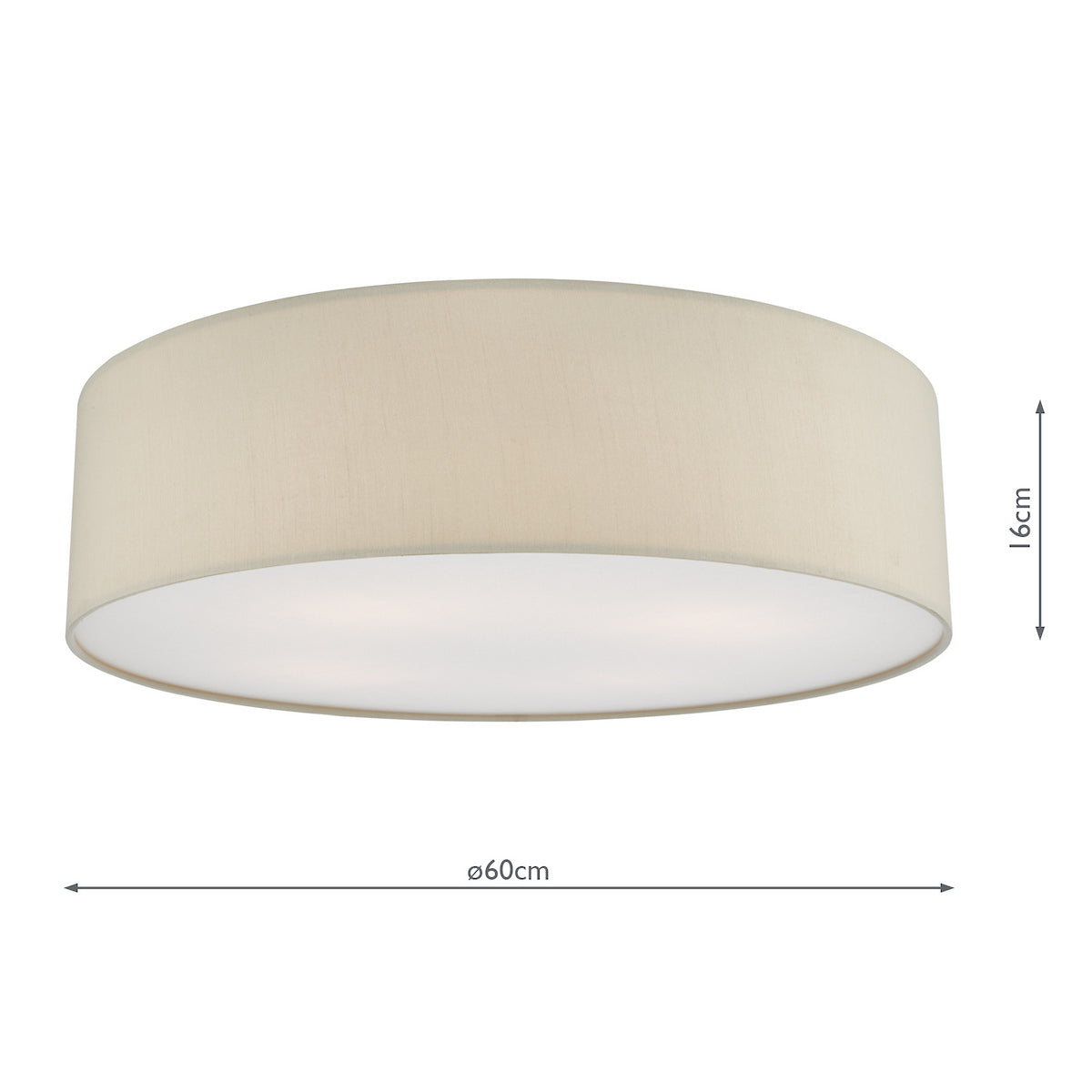 CIERRO 4LT FLUSH TAUPE 60CM