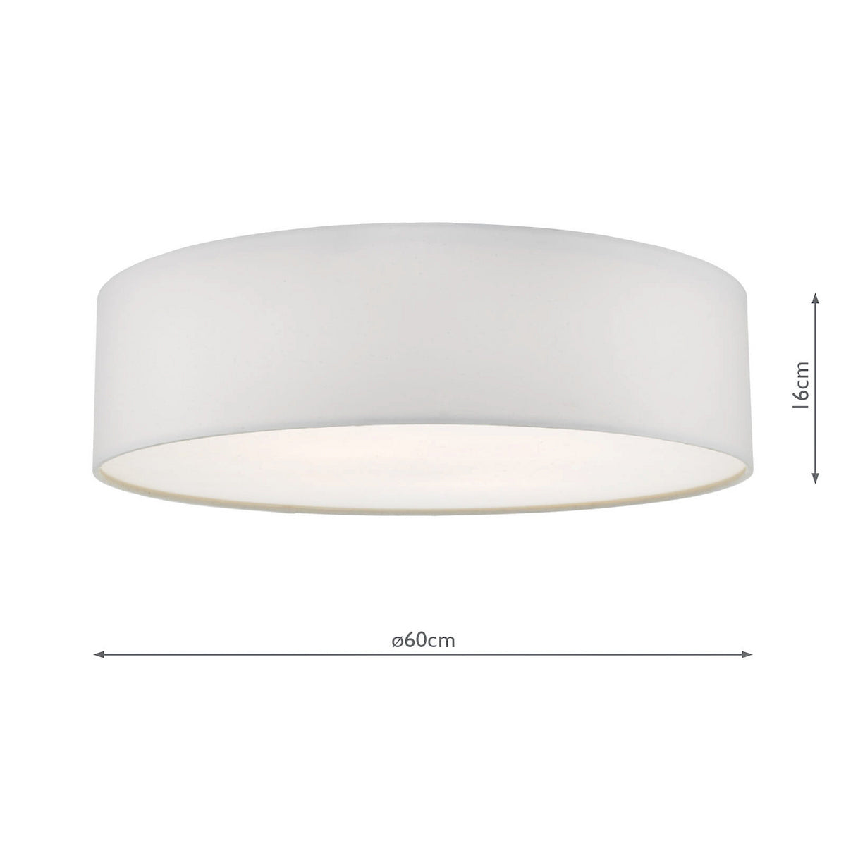 CIERRO 4LT 60CM FLUSH IVORY