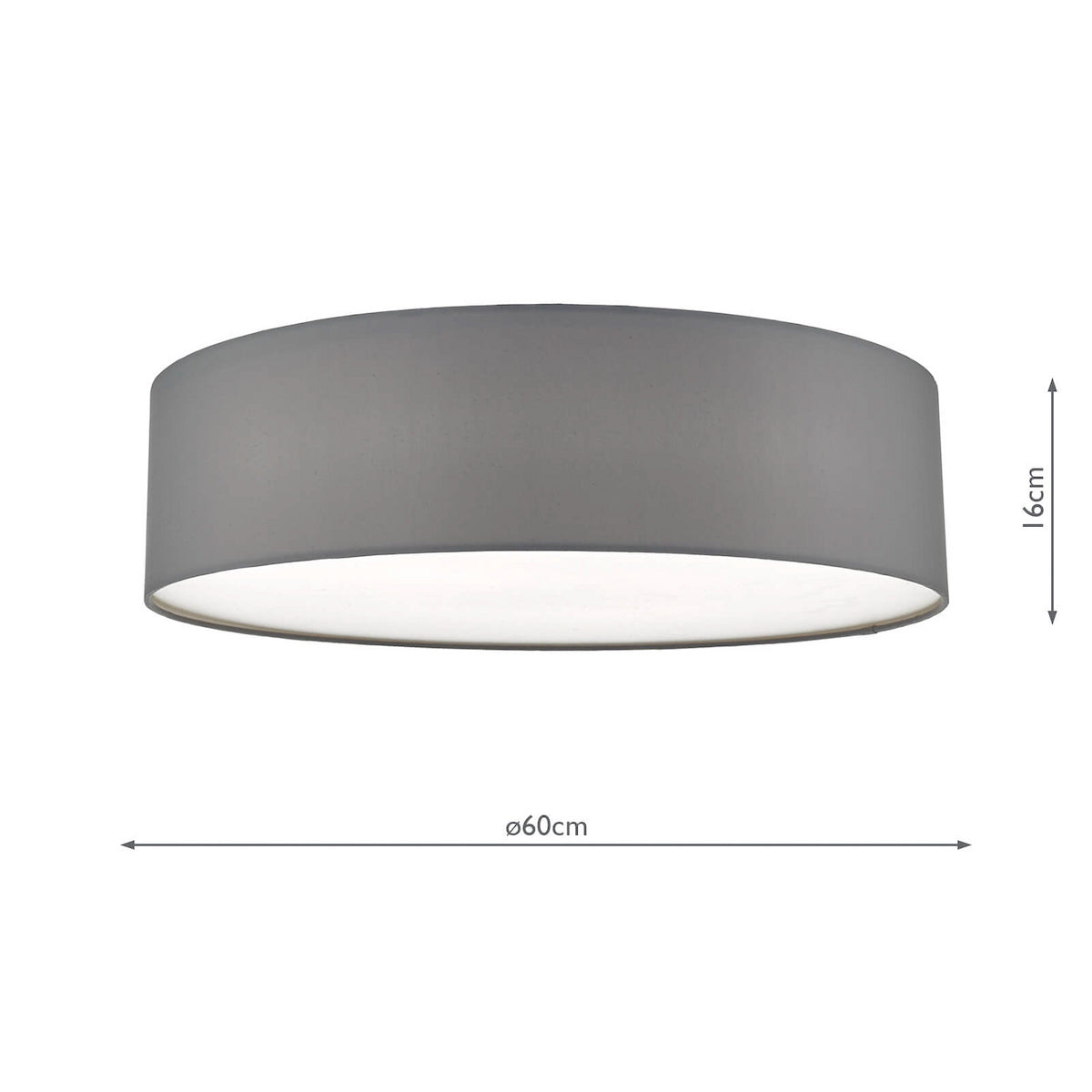 CIERRO 4LT 60CM FLUSH GREY