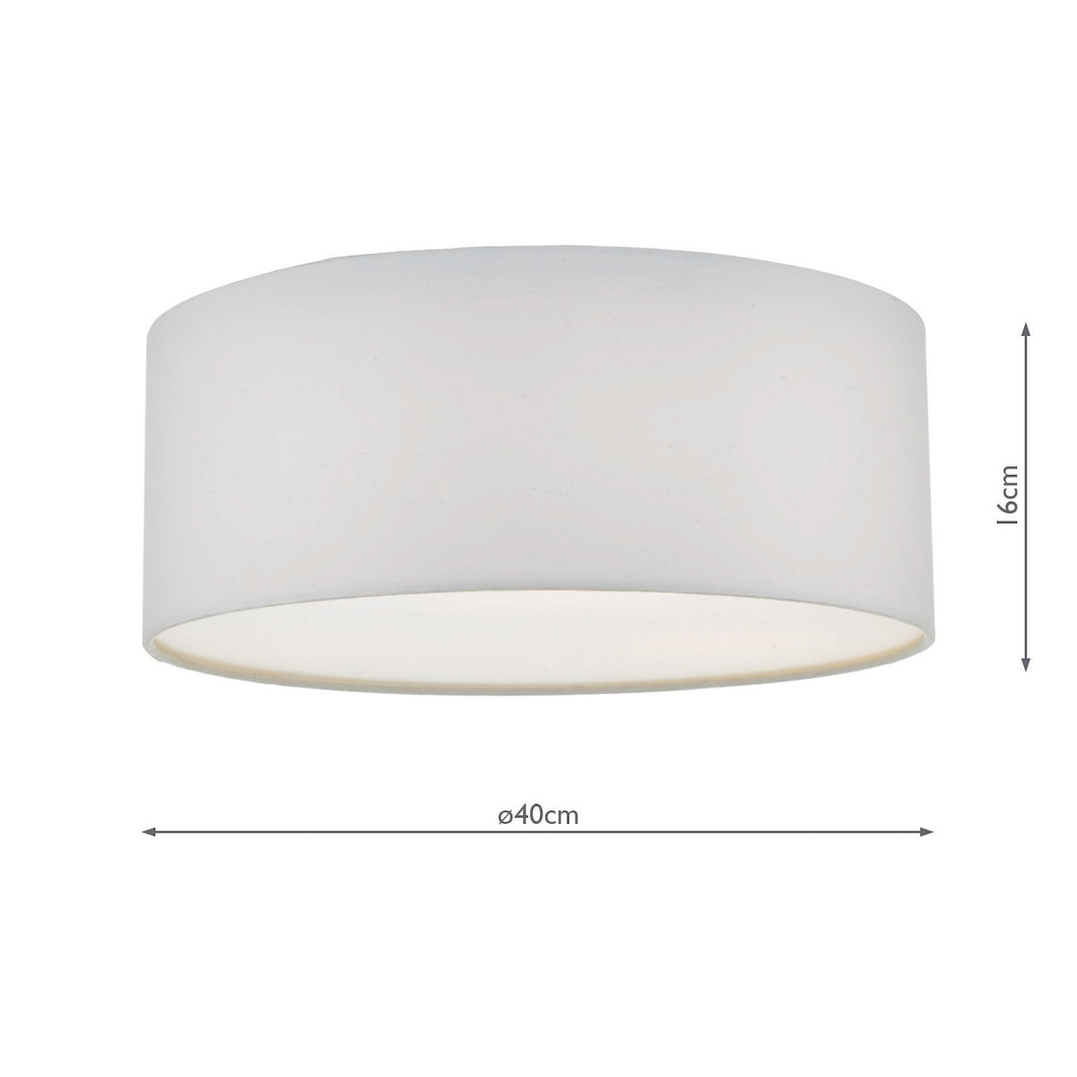 CIERRO 3LT 40CM FLUSH IVORY