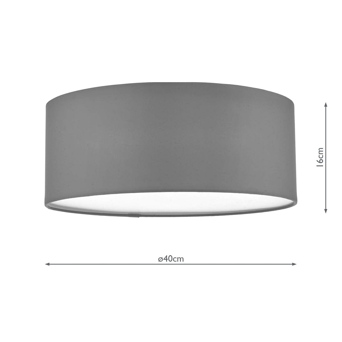 CIERRO 3LT 40CM FLUSH GREY