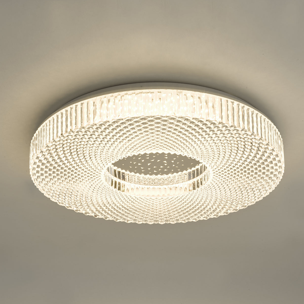 CIMONA FLUSH LRG ACRYLIC LED