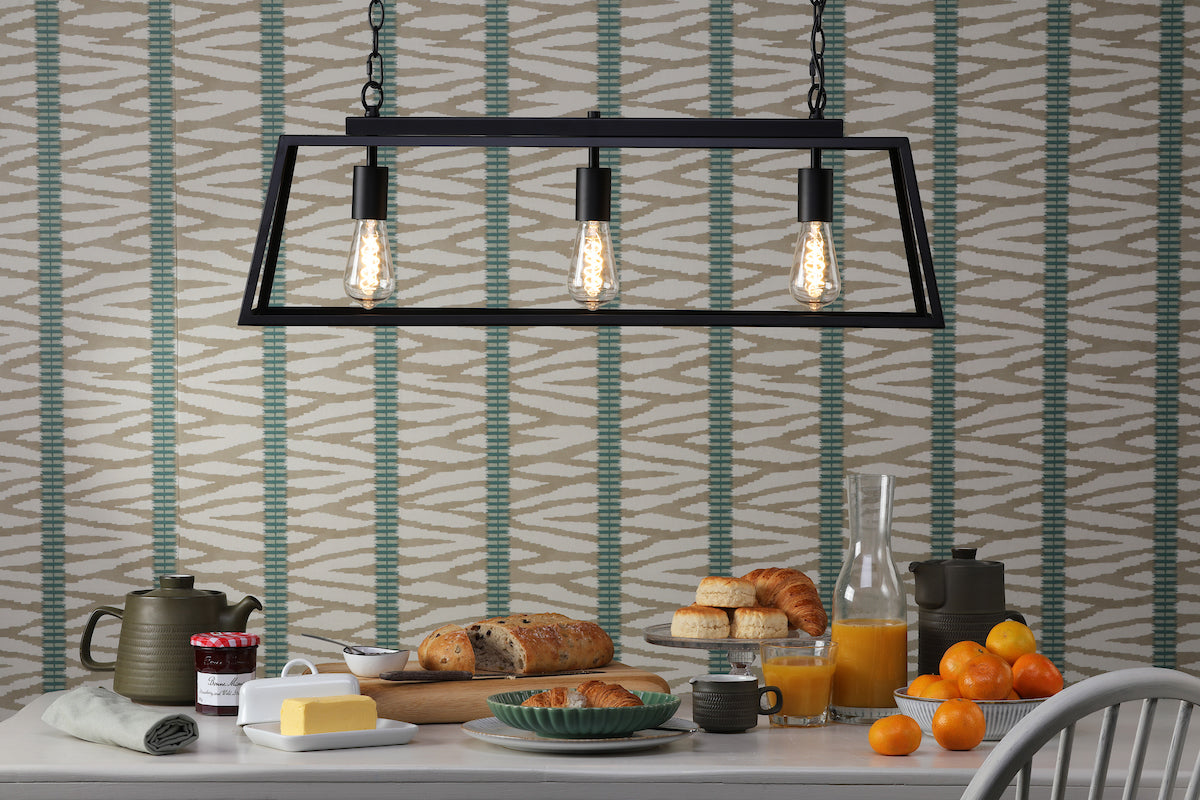 CLAUDIA 3LT PENDANT BLACK