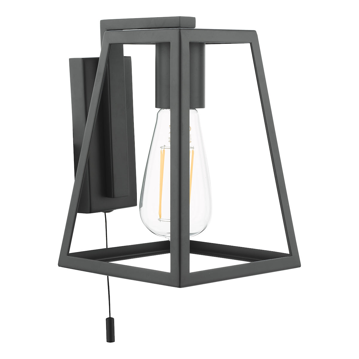 CLAUDIA 1LT WALL LIGHT BLACK