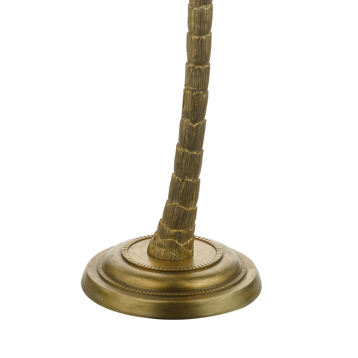 COCO FLOOR LAMP ANTIQUE GOLD CW SHADE