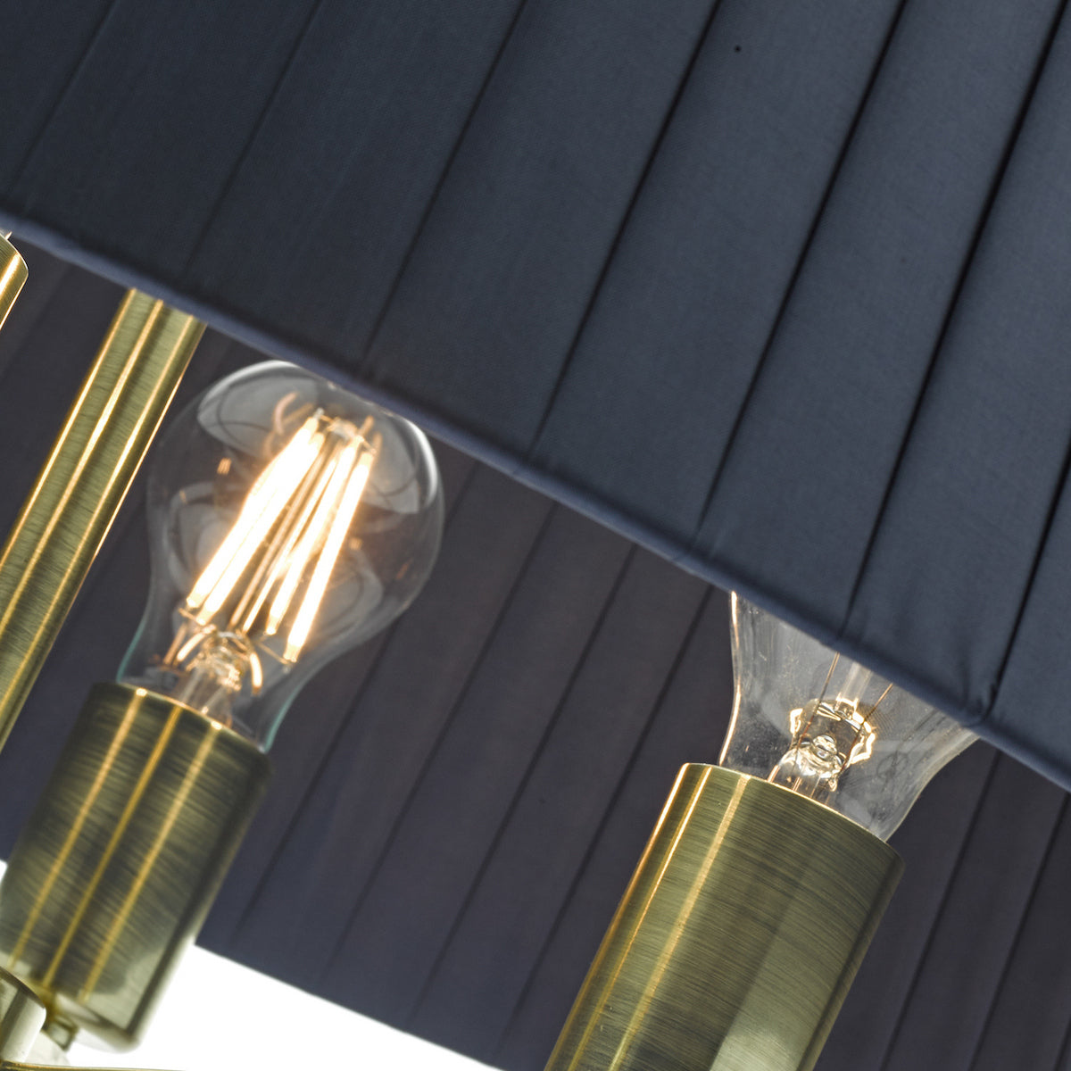CRISTIN 4LT PENDANT POL NICKEL CW IVORY RIBBON SHD