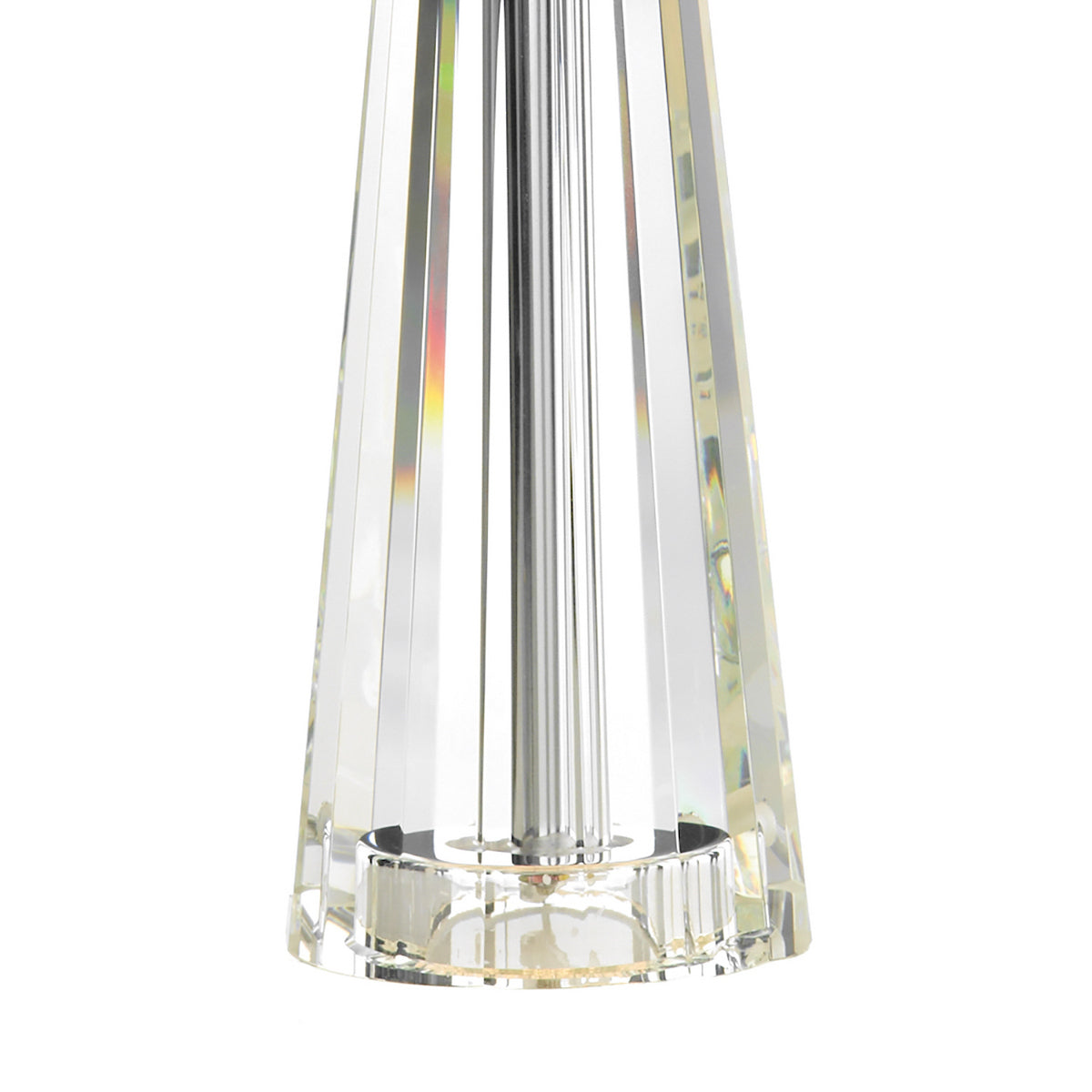 CYPRUS TAPERED CRYSTAL TABLE LAMP CW SHADE