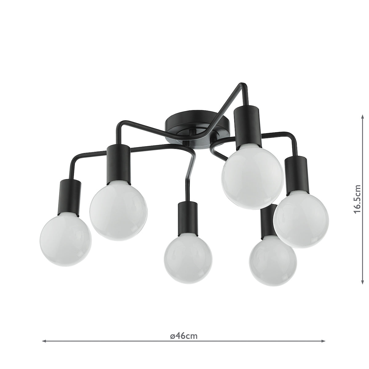 DENA 6LT FLUSH BLACK