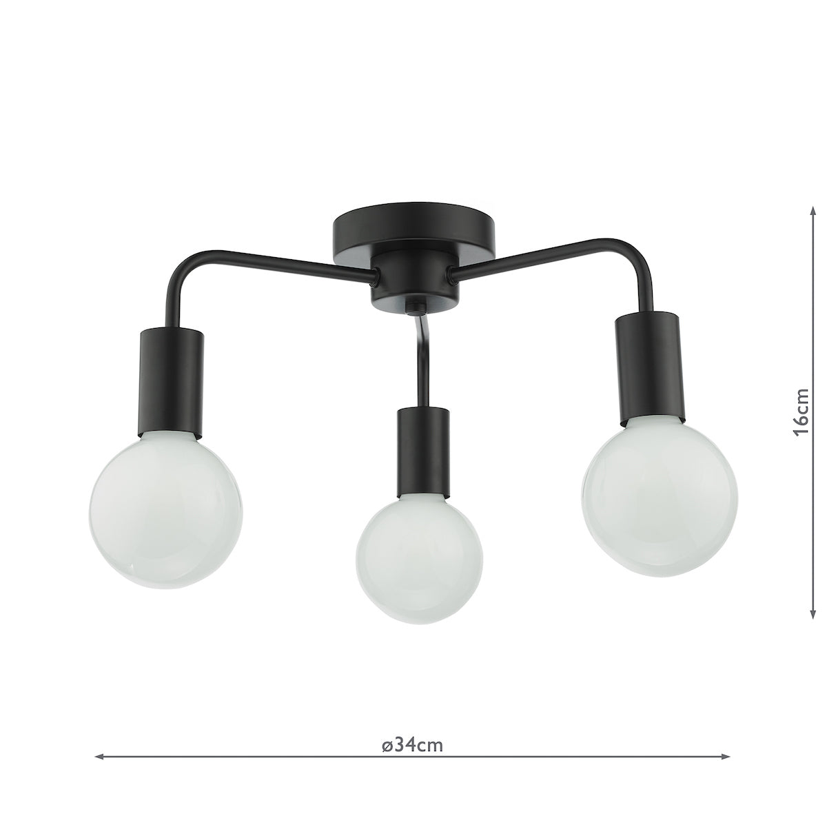 DENA 3LT FLUSH BLACK