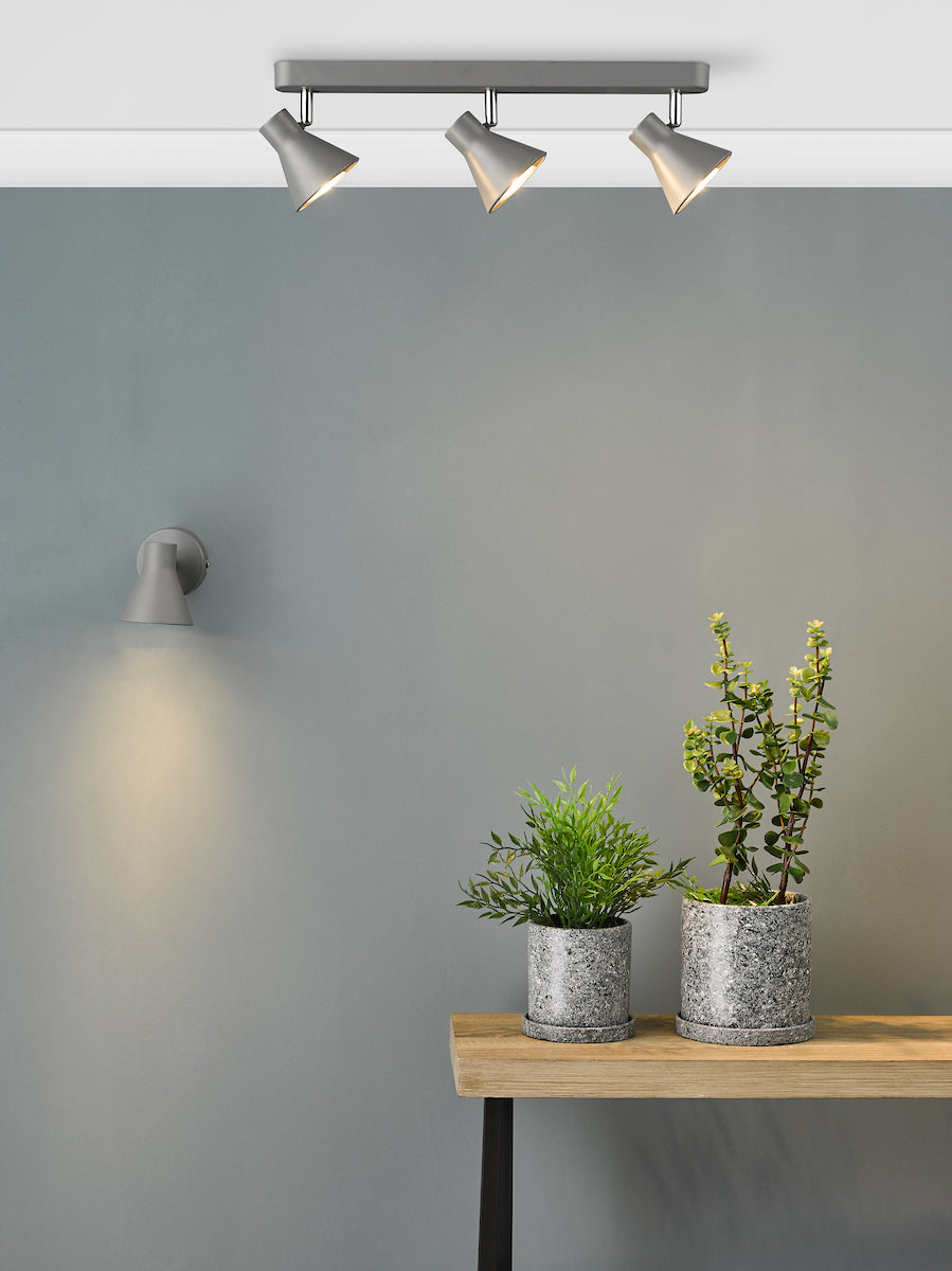 DIZA SINGLE SPOTLIGHT MATT GREY