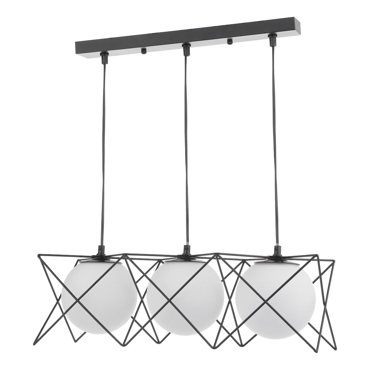 DREYSON 3LT BAR PENDANT BLACK OPAL