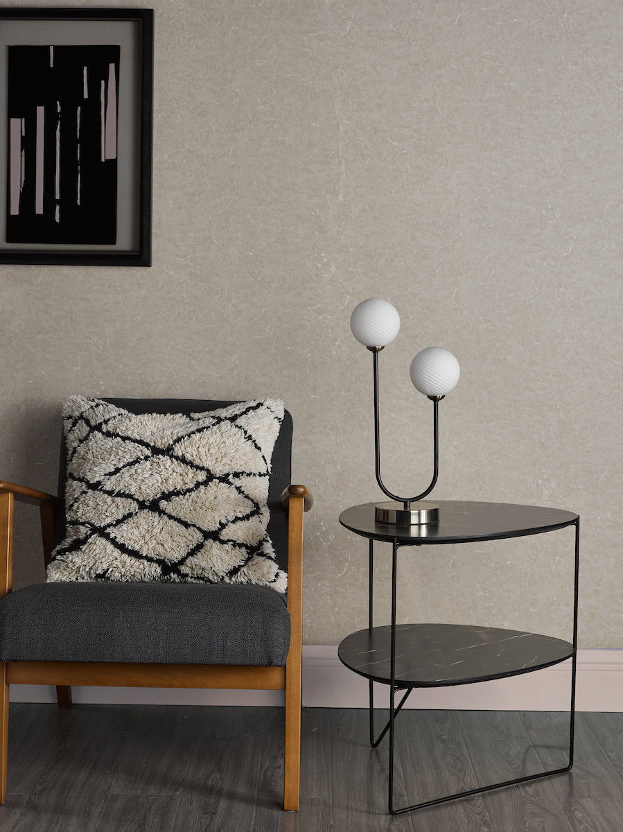 DUO 2LT TABLE LAMP ANT BRA