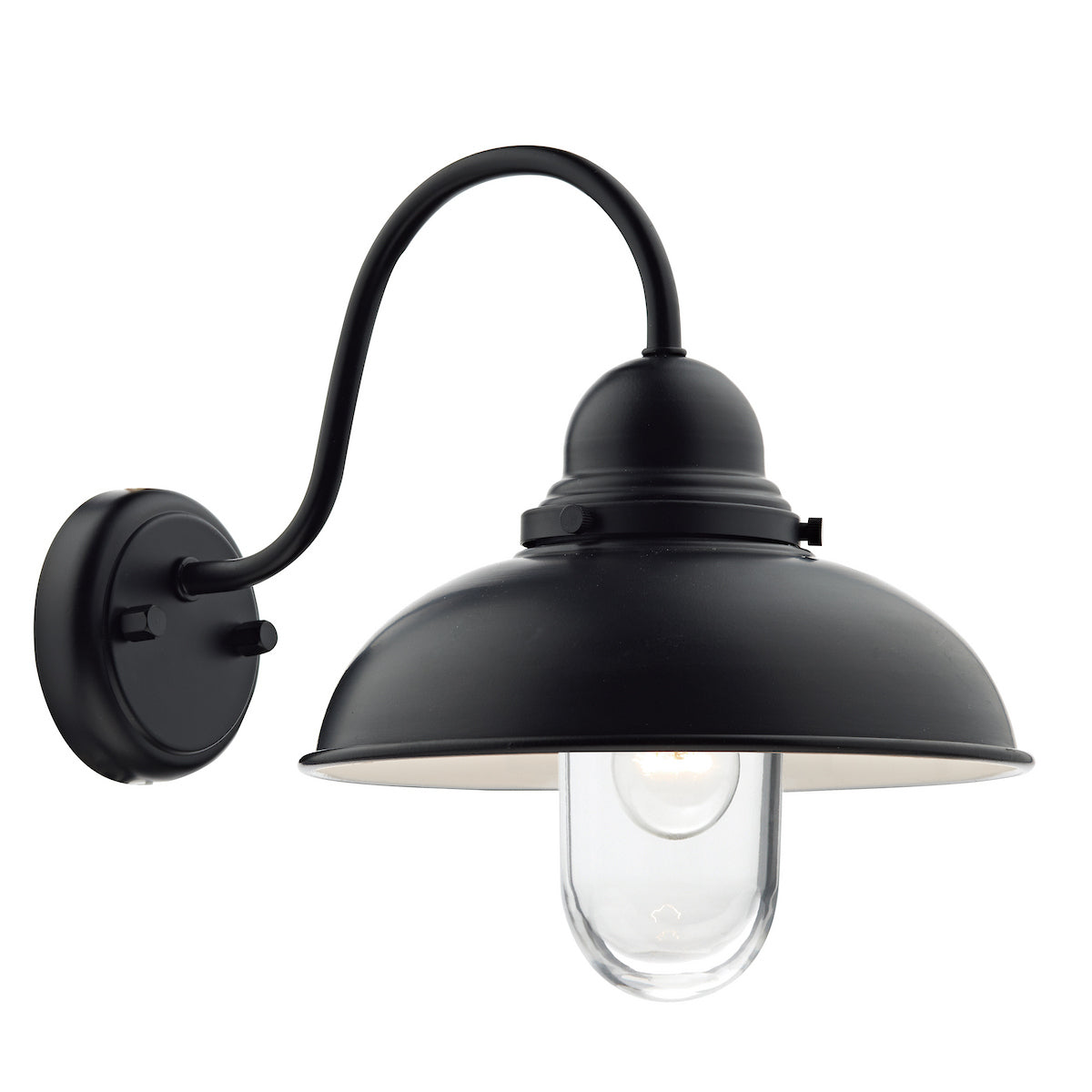 DYNAMO 1LT WALL BRACKET MATT BLACK IP44