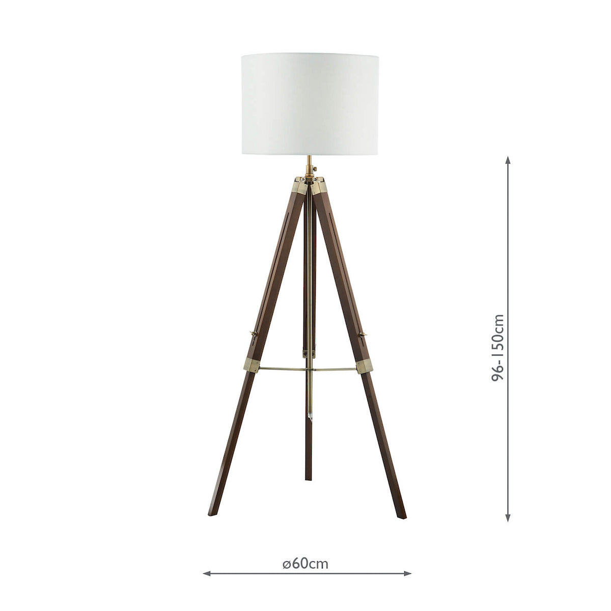 EASEL TRIPOD FL BASE ONLY DARK WOOD