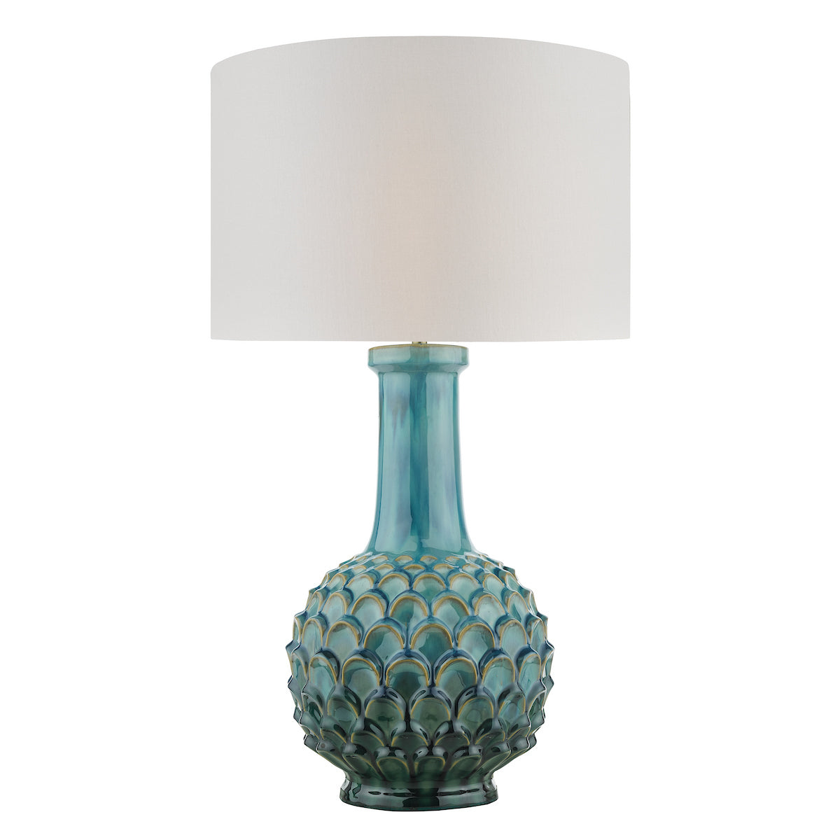 EDLYN TL BLUE GREEN CERAMIC BASE ONLY