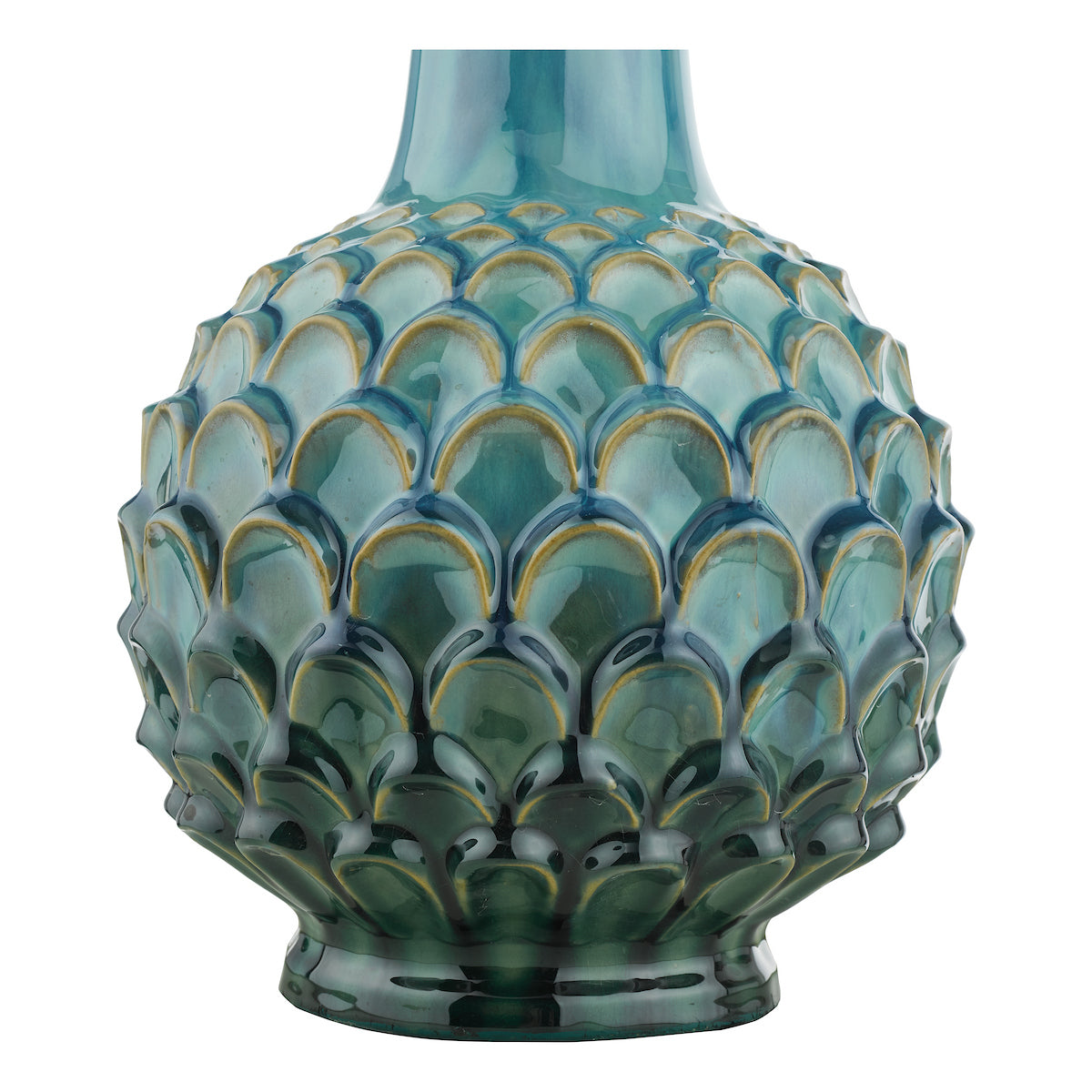 EDLYN TL BLUE GREEN CERAMIC BASE ONLY