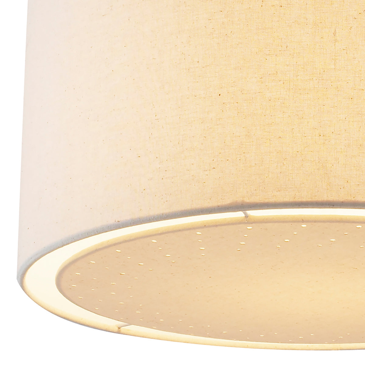 EDWARD CREAM NON ELEC PENDANT - LASER CUT BAFFLE