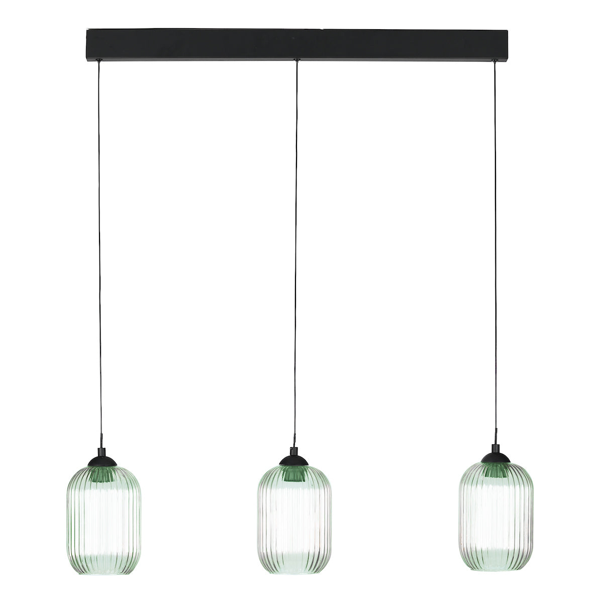 SAWYER GREEN RIBBED GLASS EASY FIT
