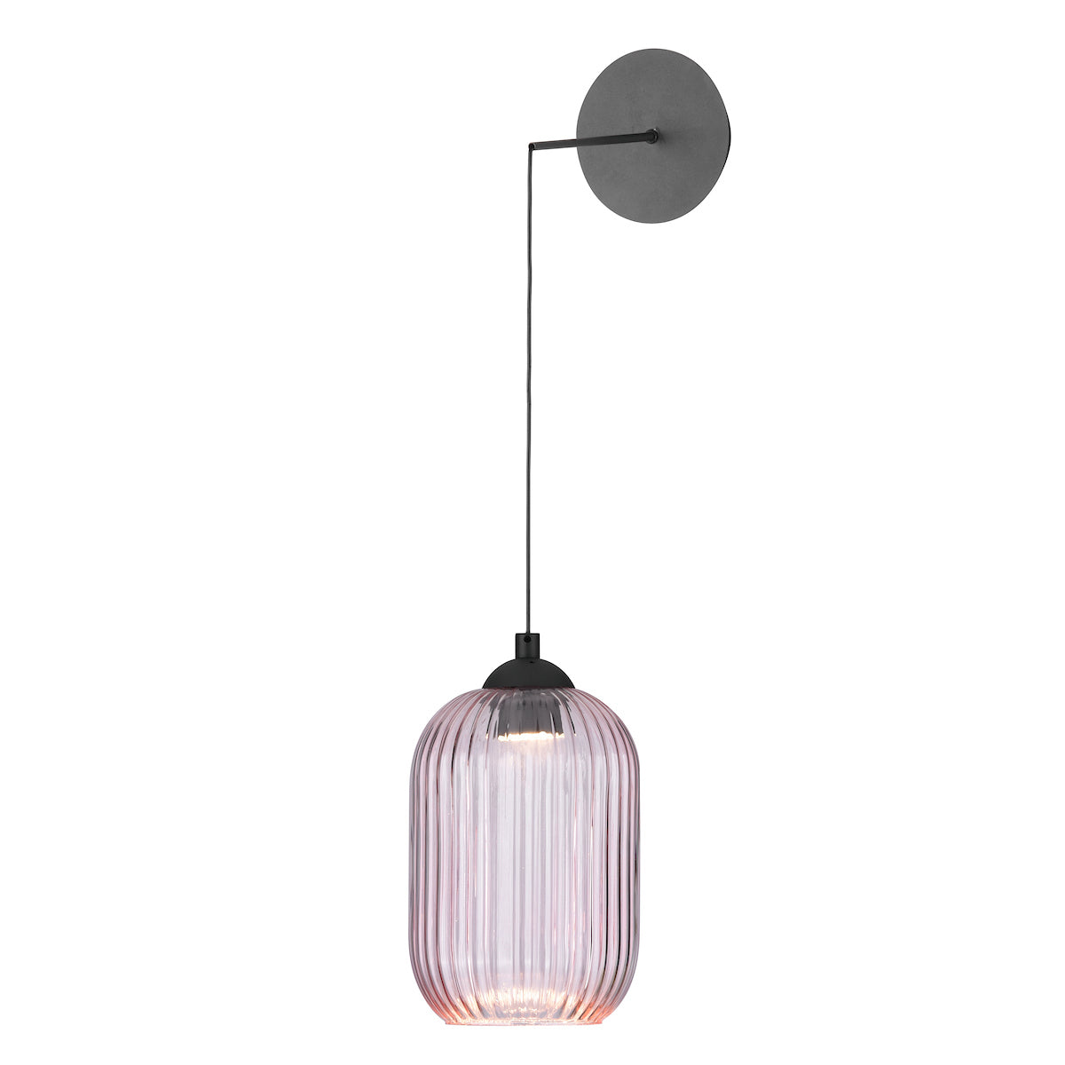 SAWYER PINK RIBBED GLASS EASY FIT