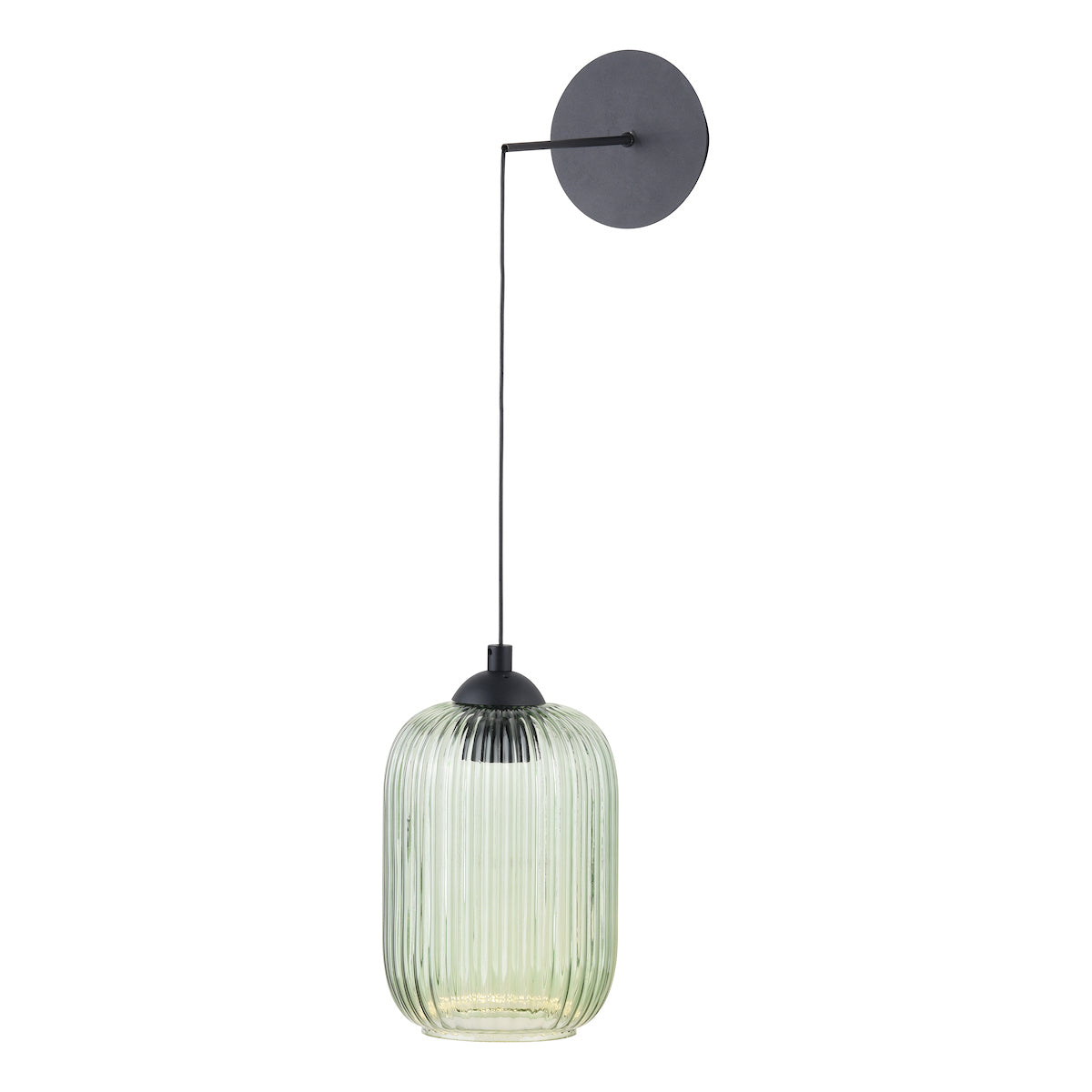 SAWYER GREEN RIBBED GLASS EASY FIT