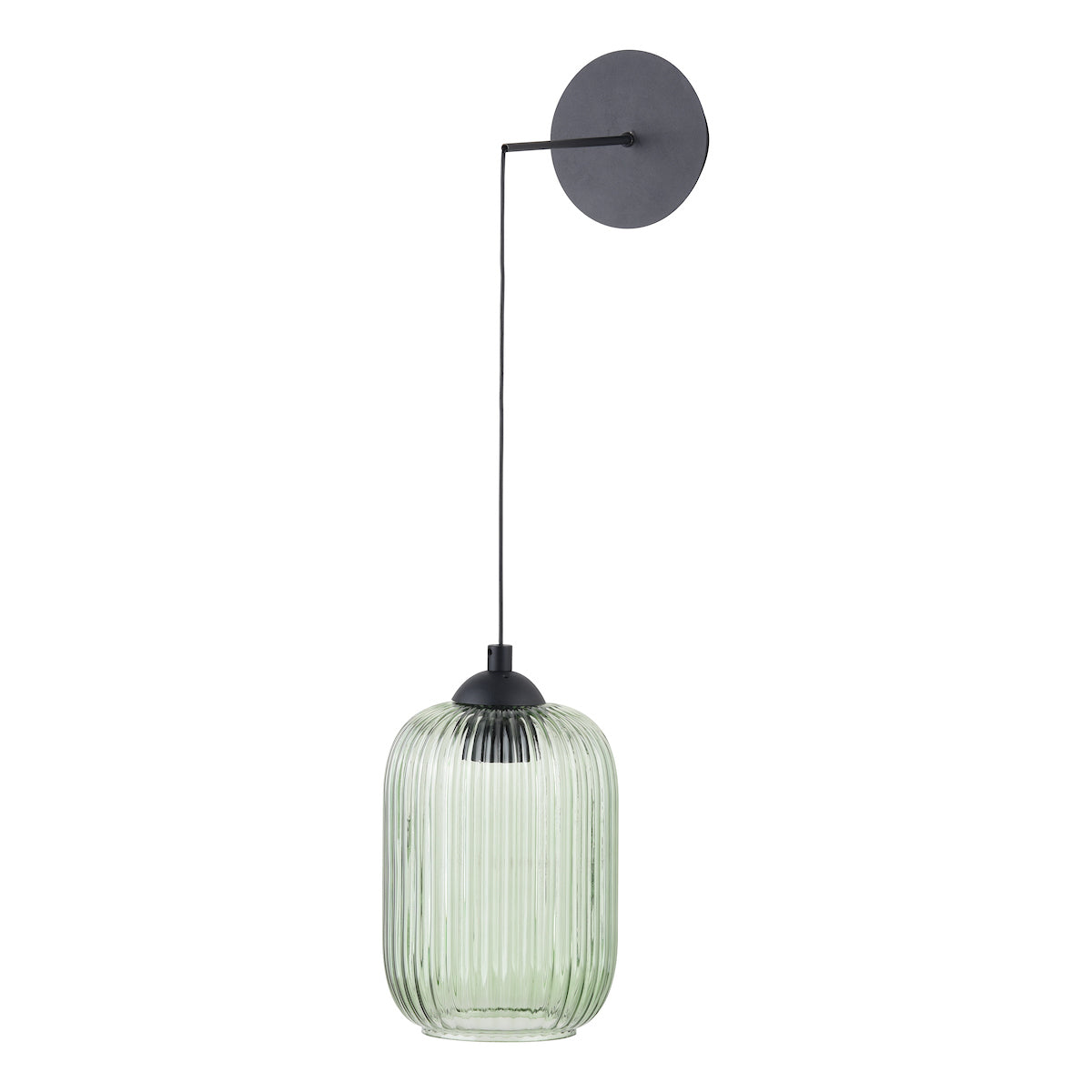 SAWYER GREEN RIBBED GLASS EASY FIT