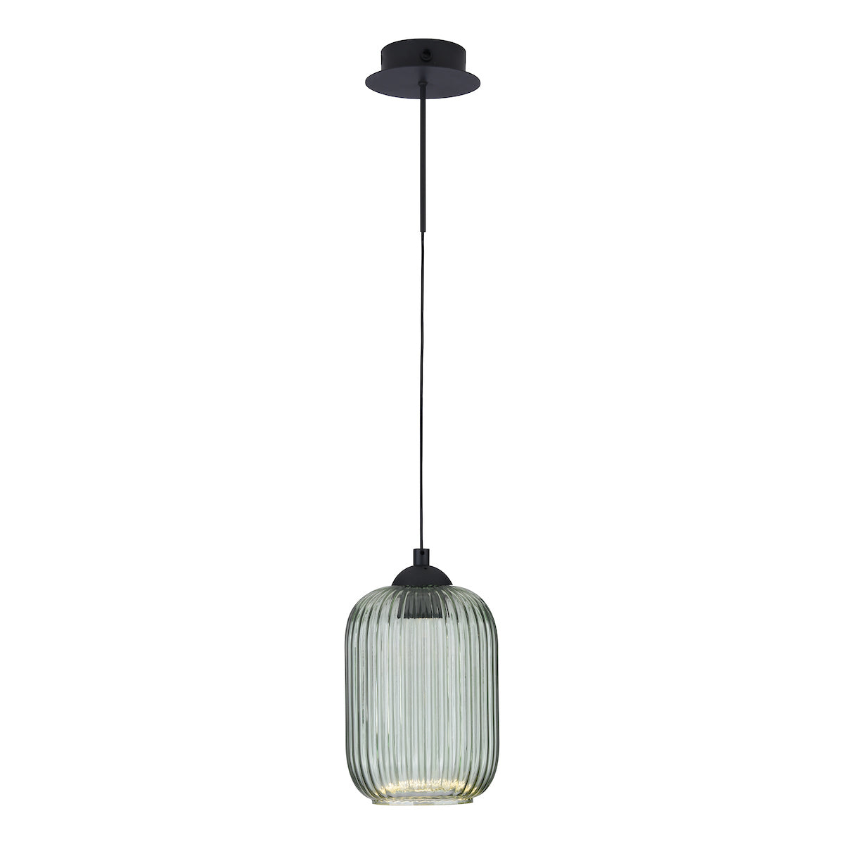SAWYER GREEN RIBBED GLASS EASY FIT