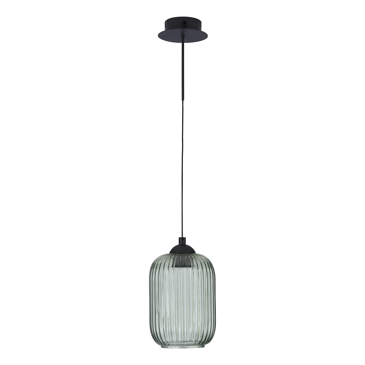 SAWYER GREEN RIBBED GLASS EASY FIT