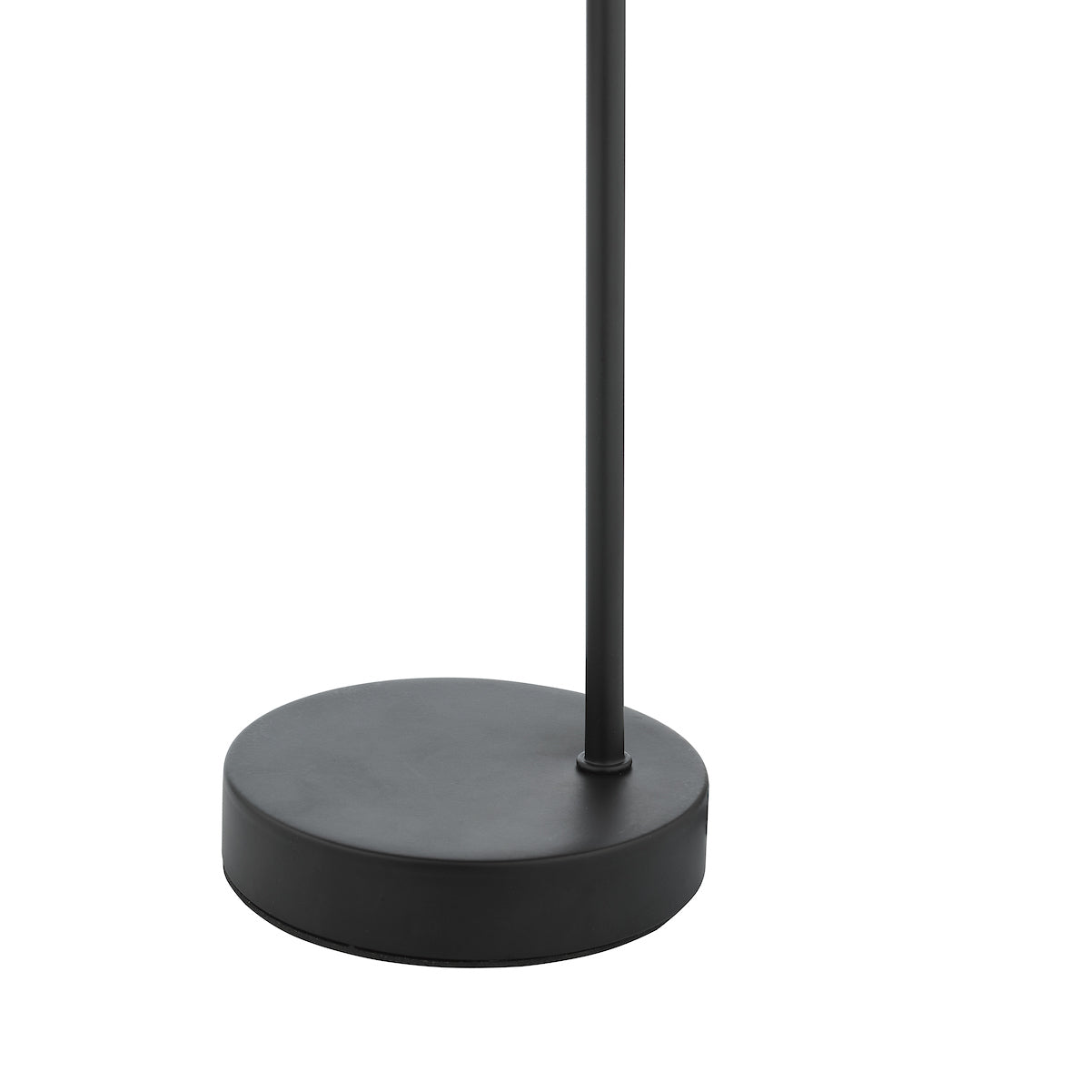 EISSA TOUCH TABLE LAMP MATT BLACK MIRROR SMOKED GL