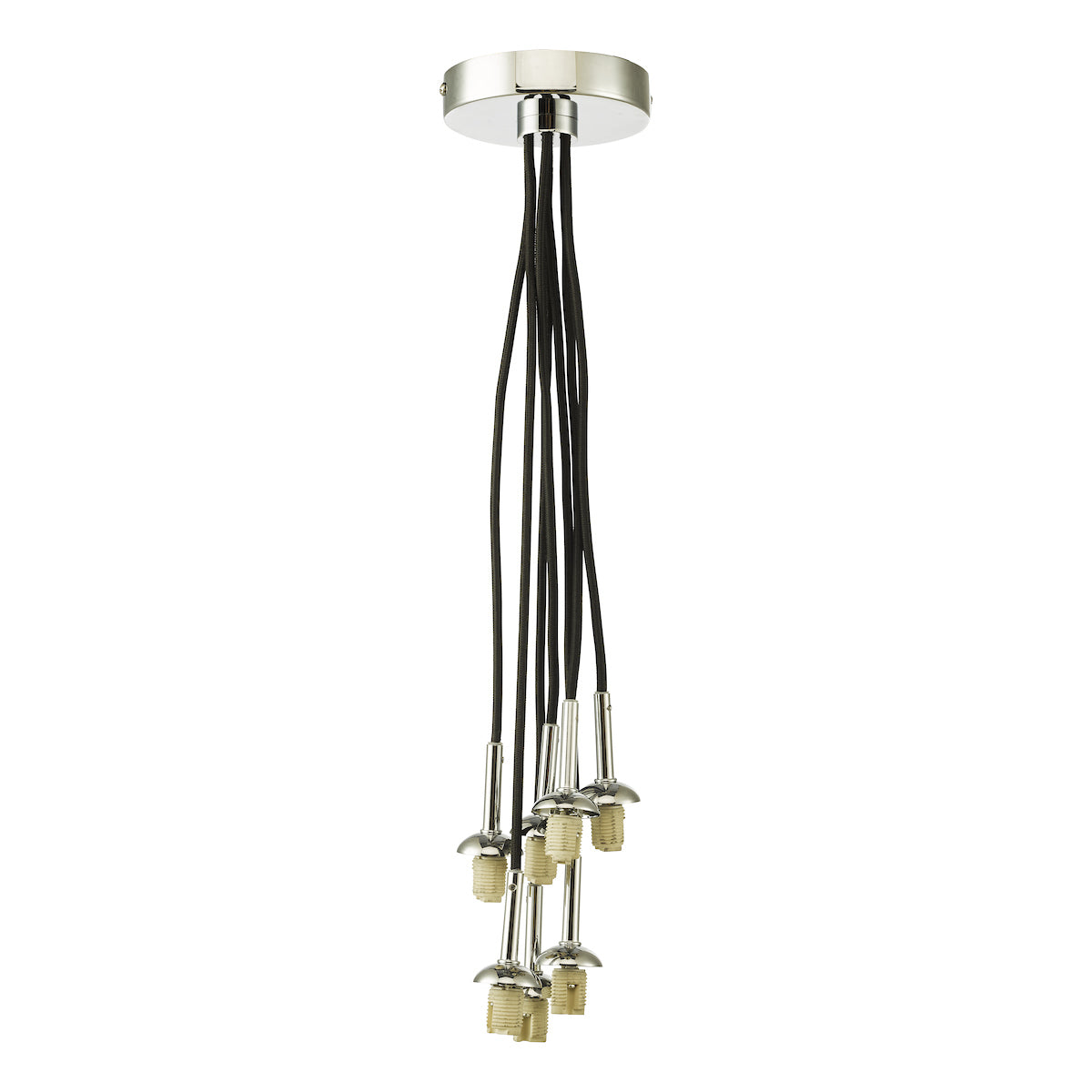 ELPIS 7LT CLUSTER PENDANT POL CHR FITTING ONLY