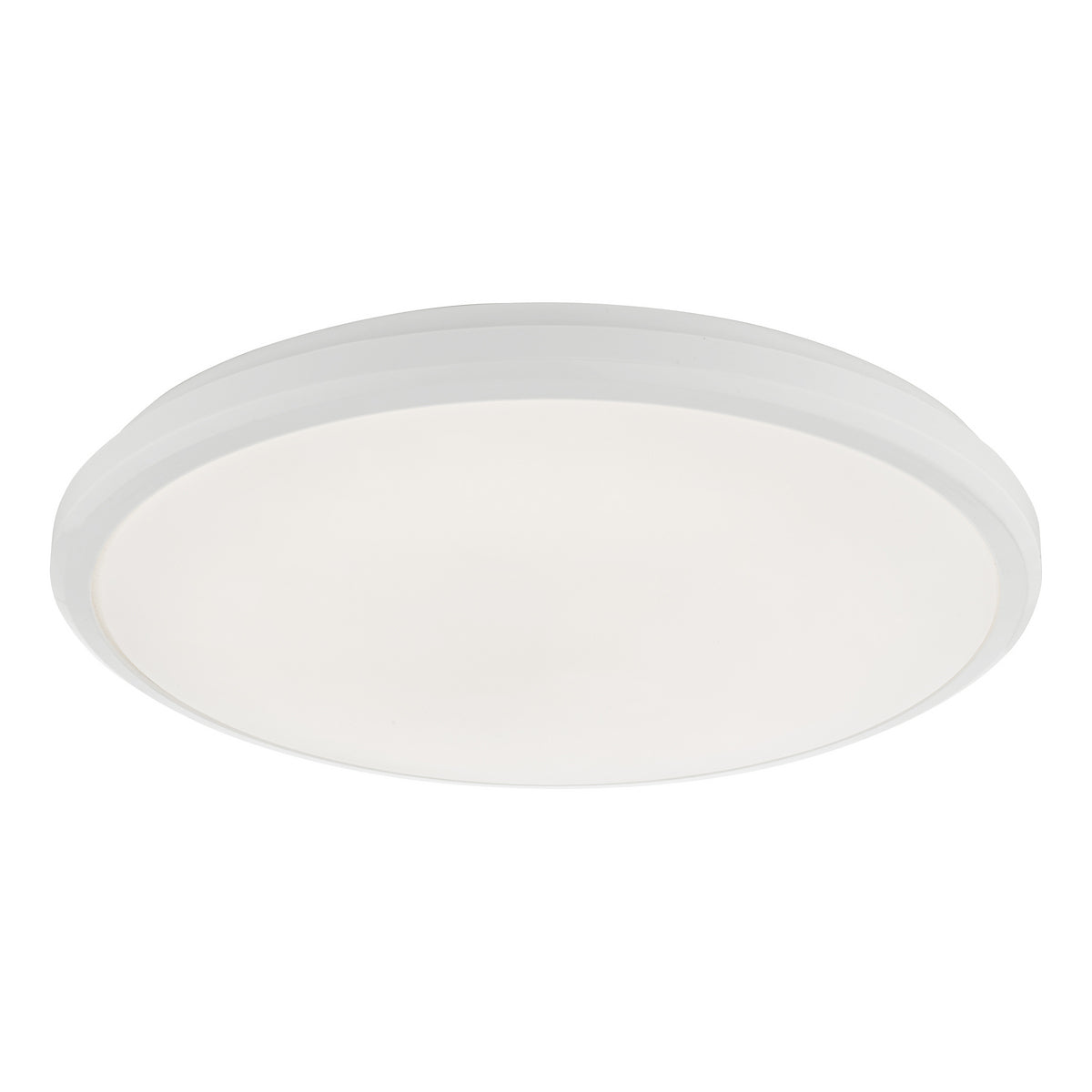 EMMETT FLUSH MED WHITE ACRYLIC IP44 LED