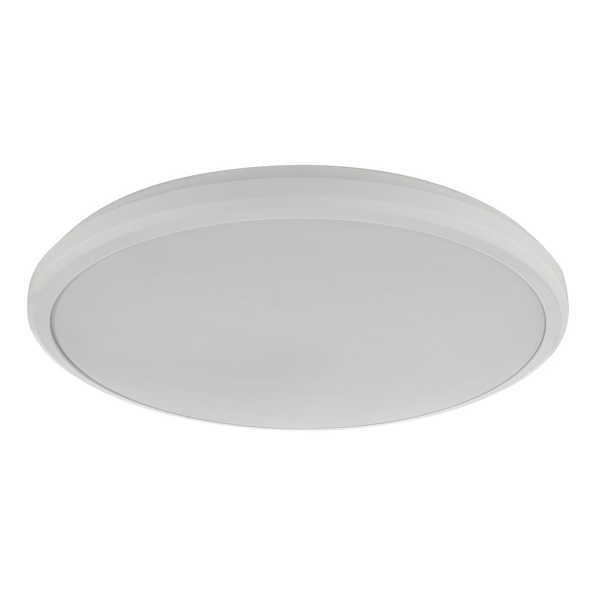 EMMETT FLUSH MED WHITE ACRYLIC IP44 LED
