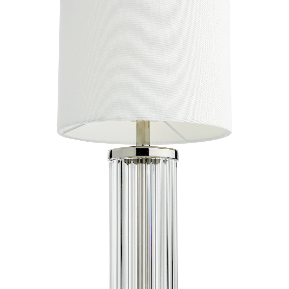 ENRICO BATTERY LED TABLE LAMP CW SHD POL NICKEL