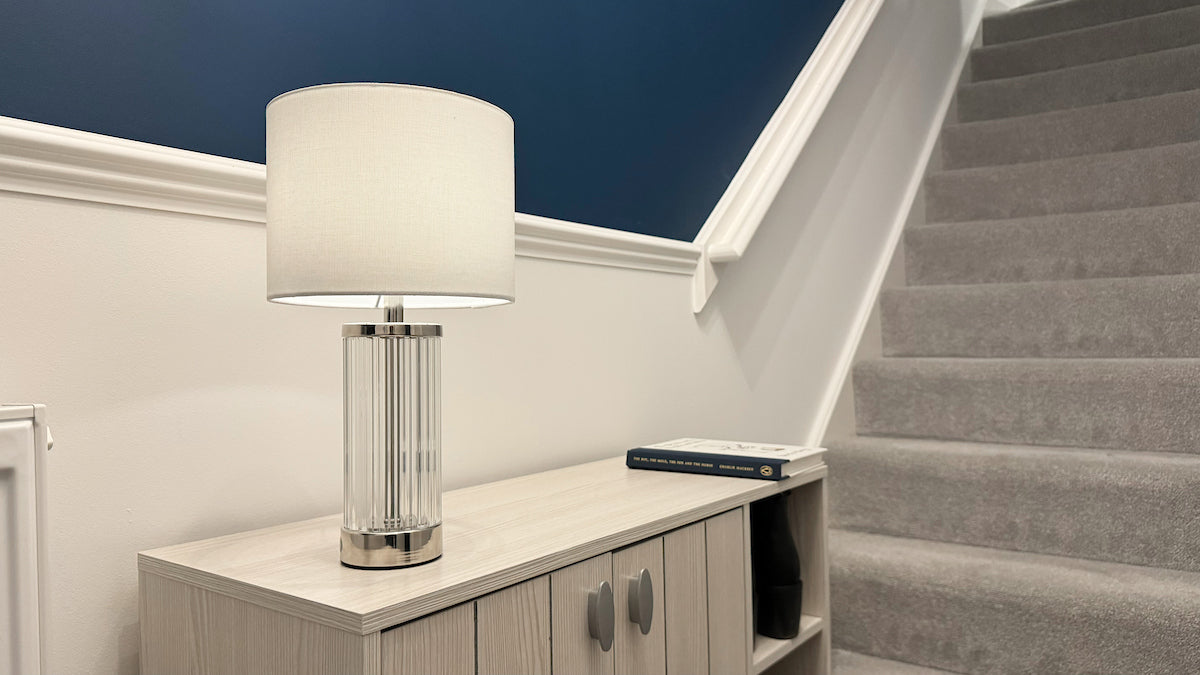 ENRICO BATTERY LED TABLE LAMP CW SHD POL NICKEL