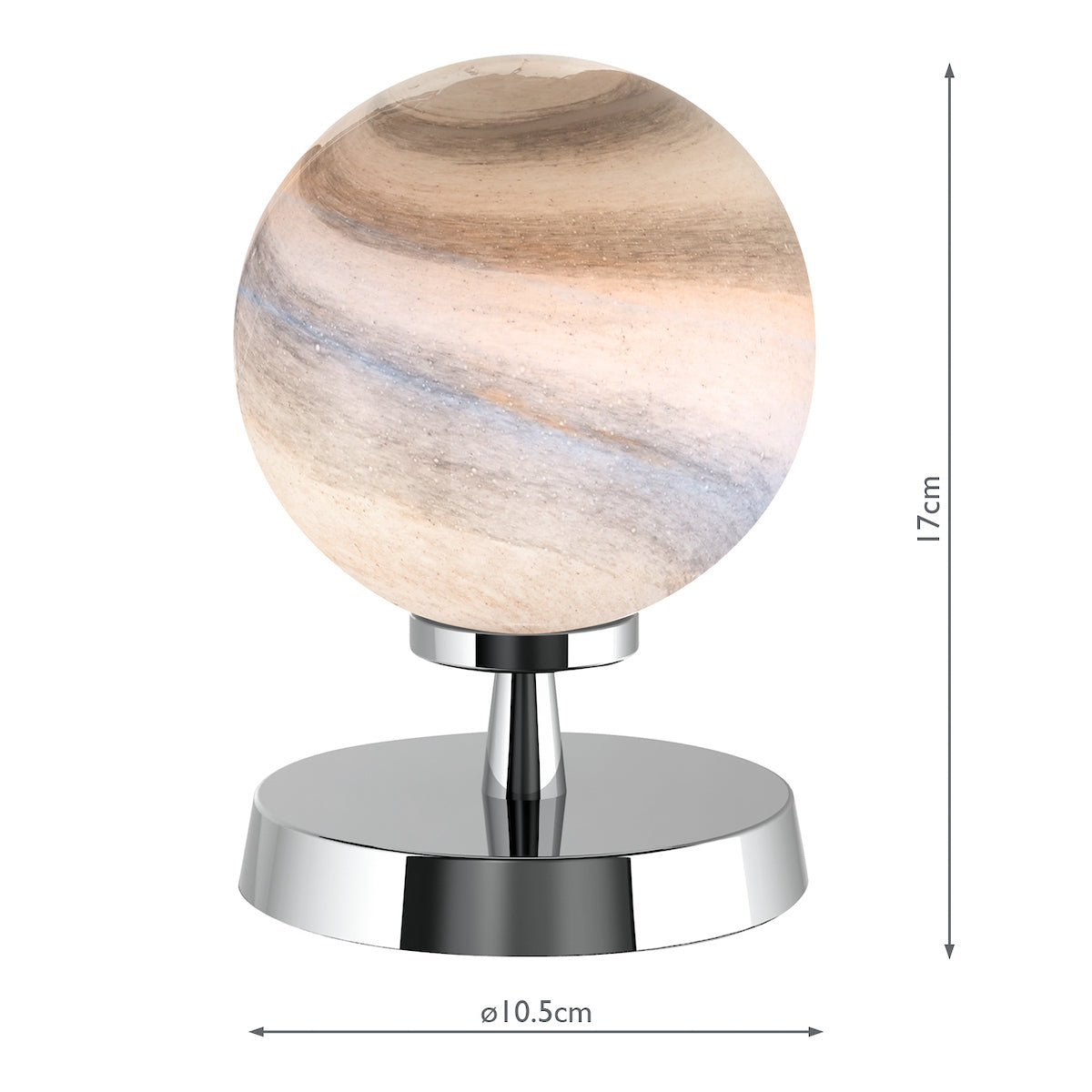 ESBEN TL TOUCH POL CHR CW PLANET GLASS