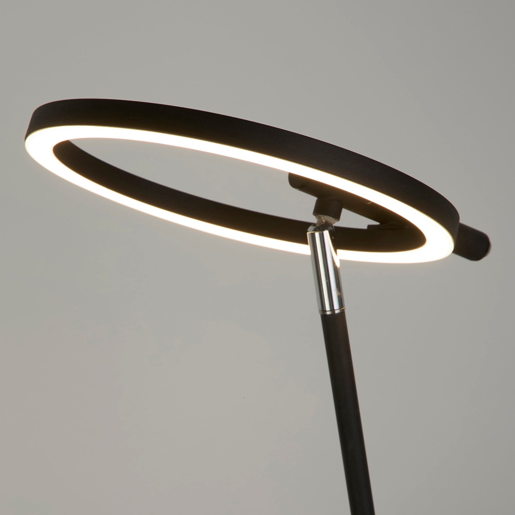 Space LED Table Lamp, Black Metal
