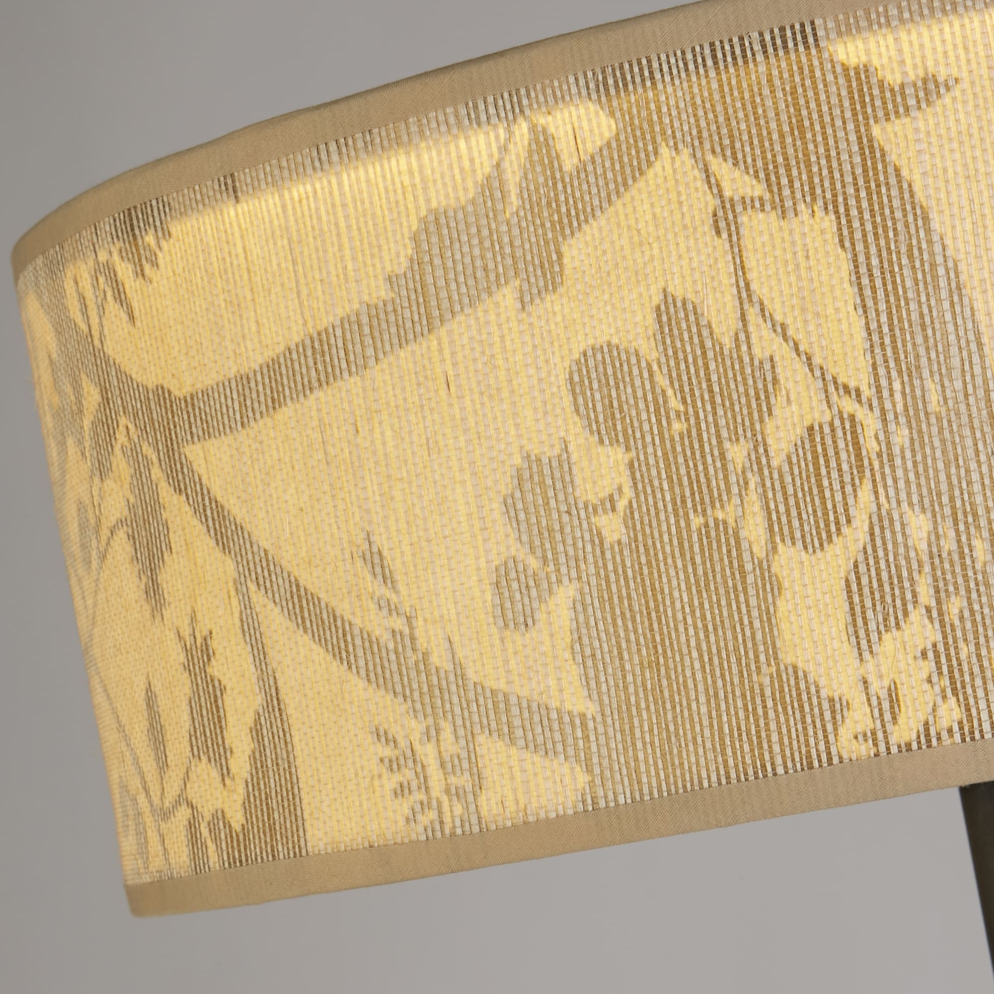 Isla 3Lt Floor Lamp, Recycled Paper Shade and Black Metal