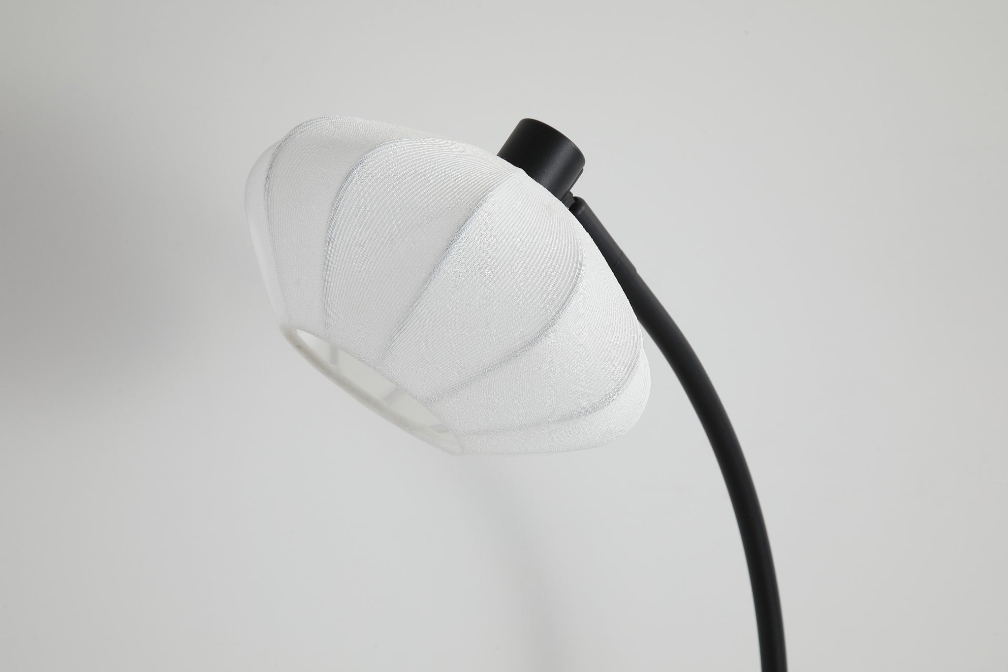 Radiant 1Lt Table Lamp, Black Metal with Soft Fabric Shade