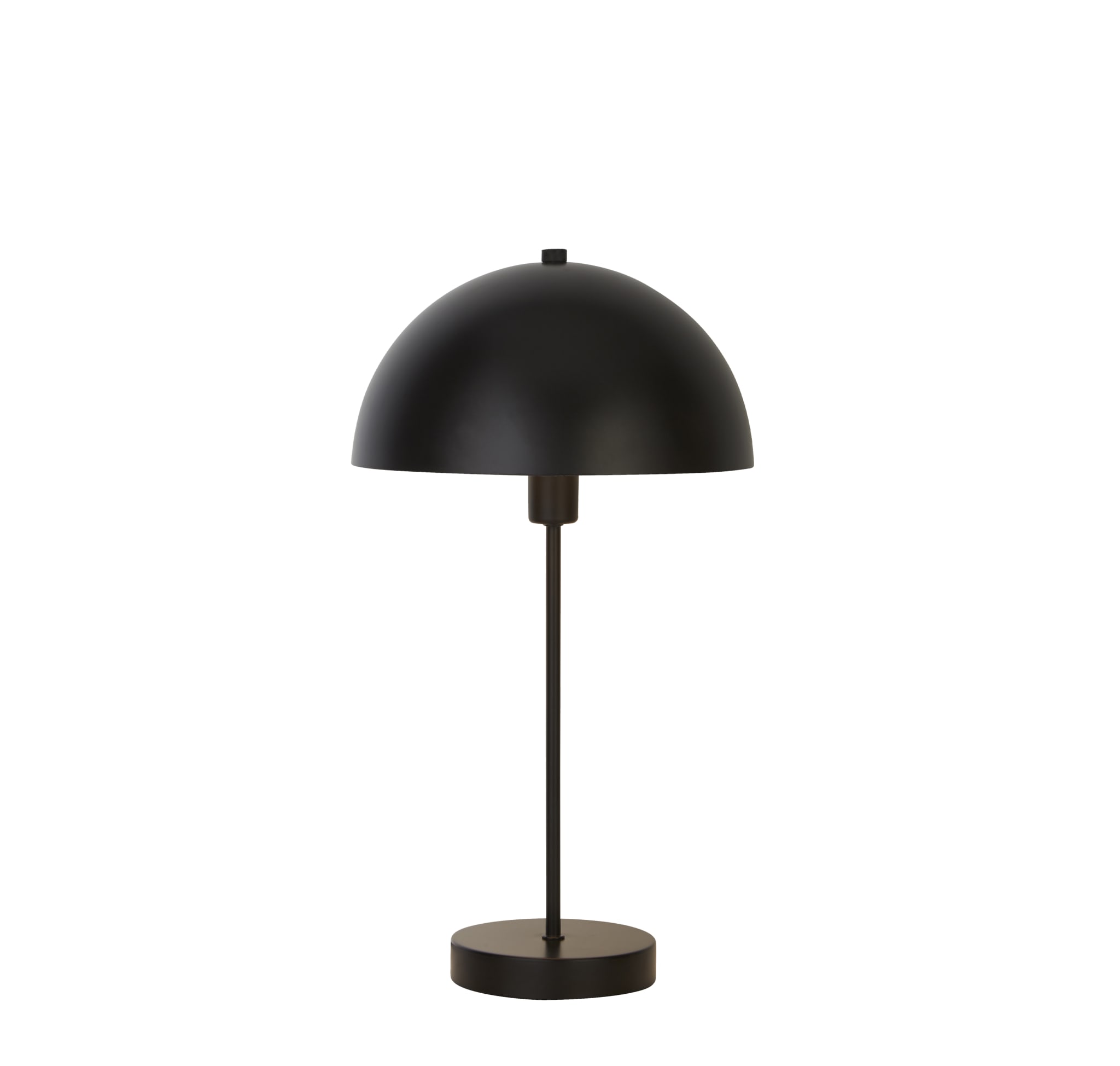 Mushroom Table Lamp - Black Metal